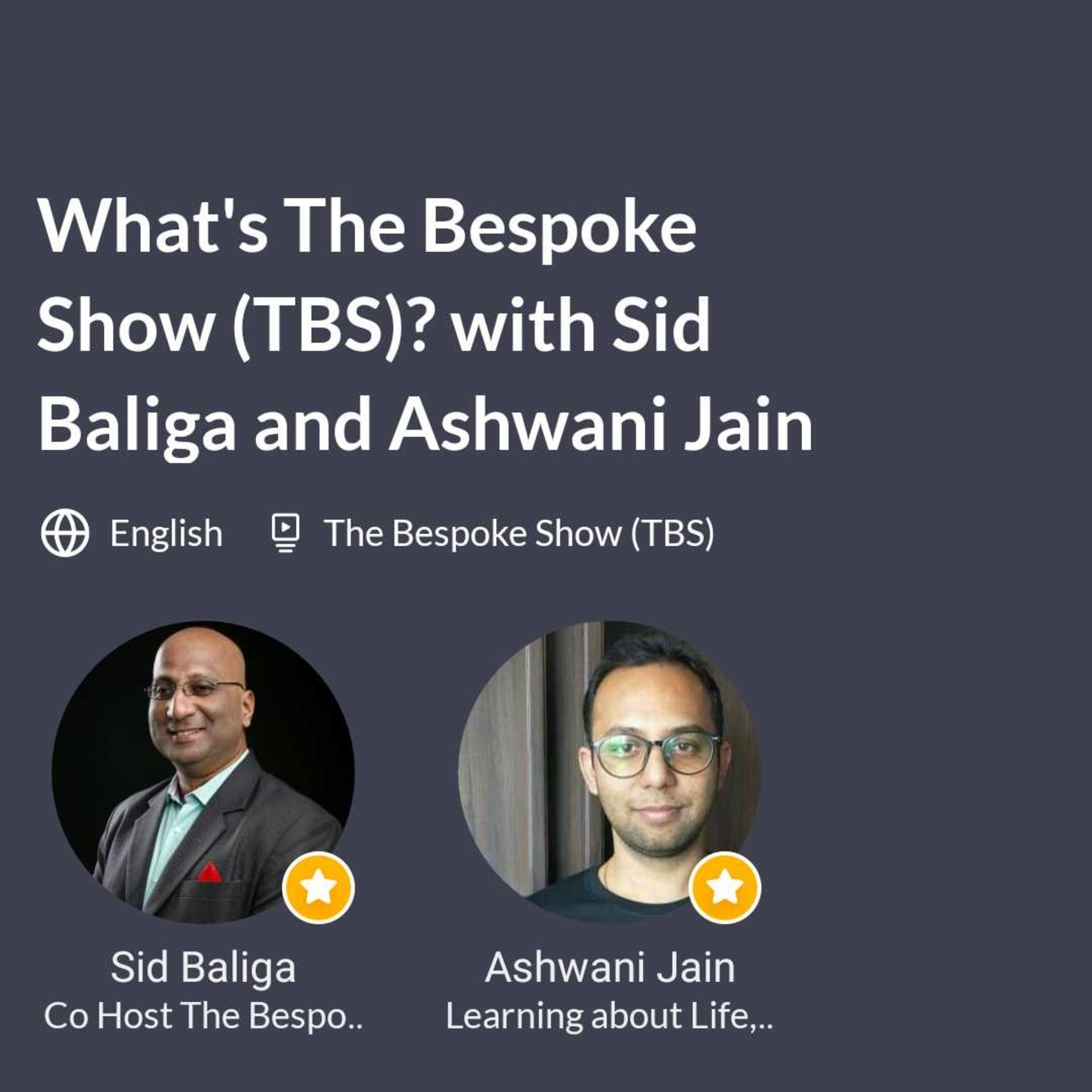 The Bespoke Show (TBS)