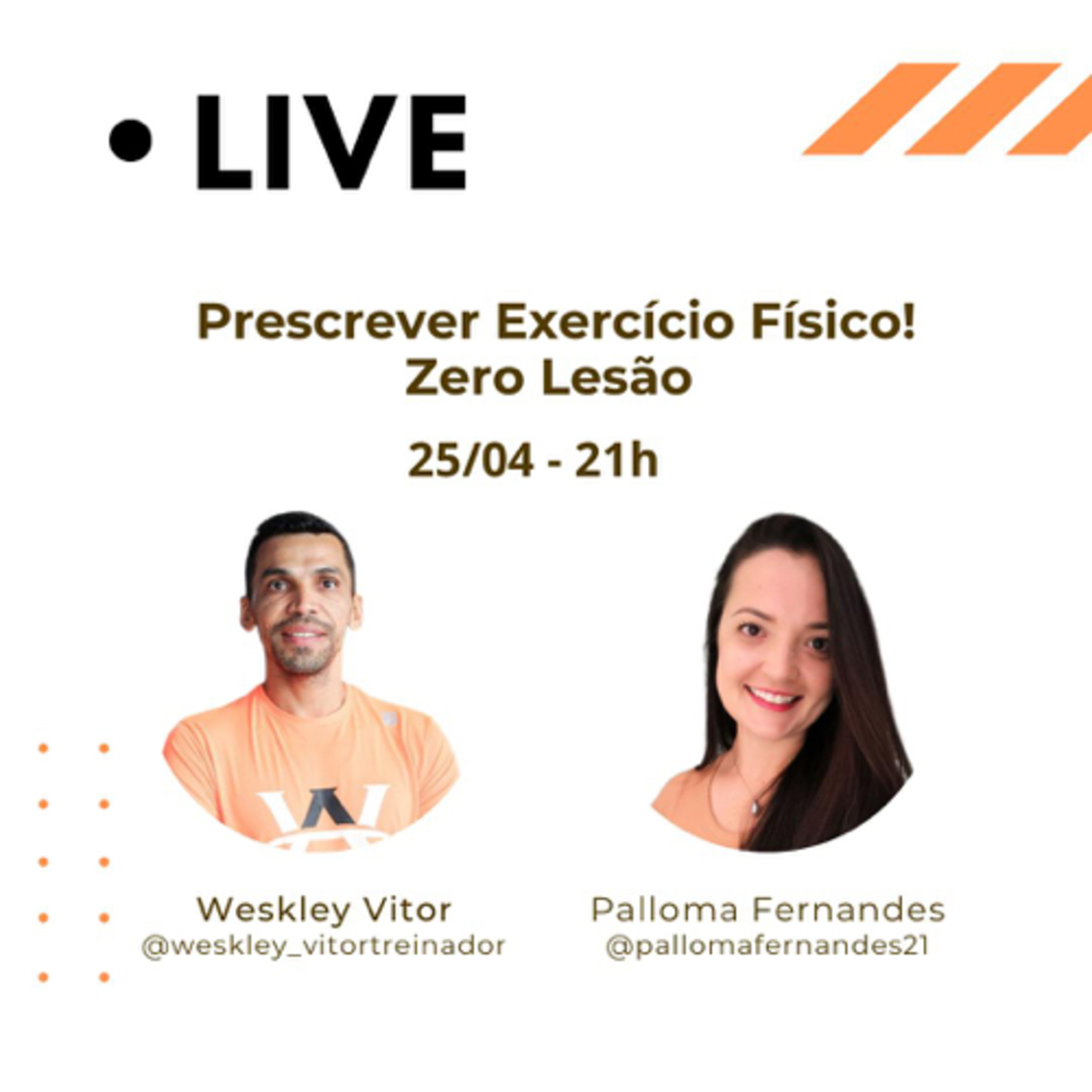 PRESCREVER EXERCÍCIO FÍSICO!    Zero Lesão.