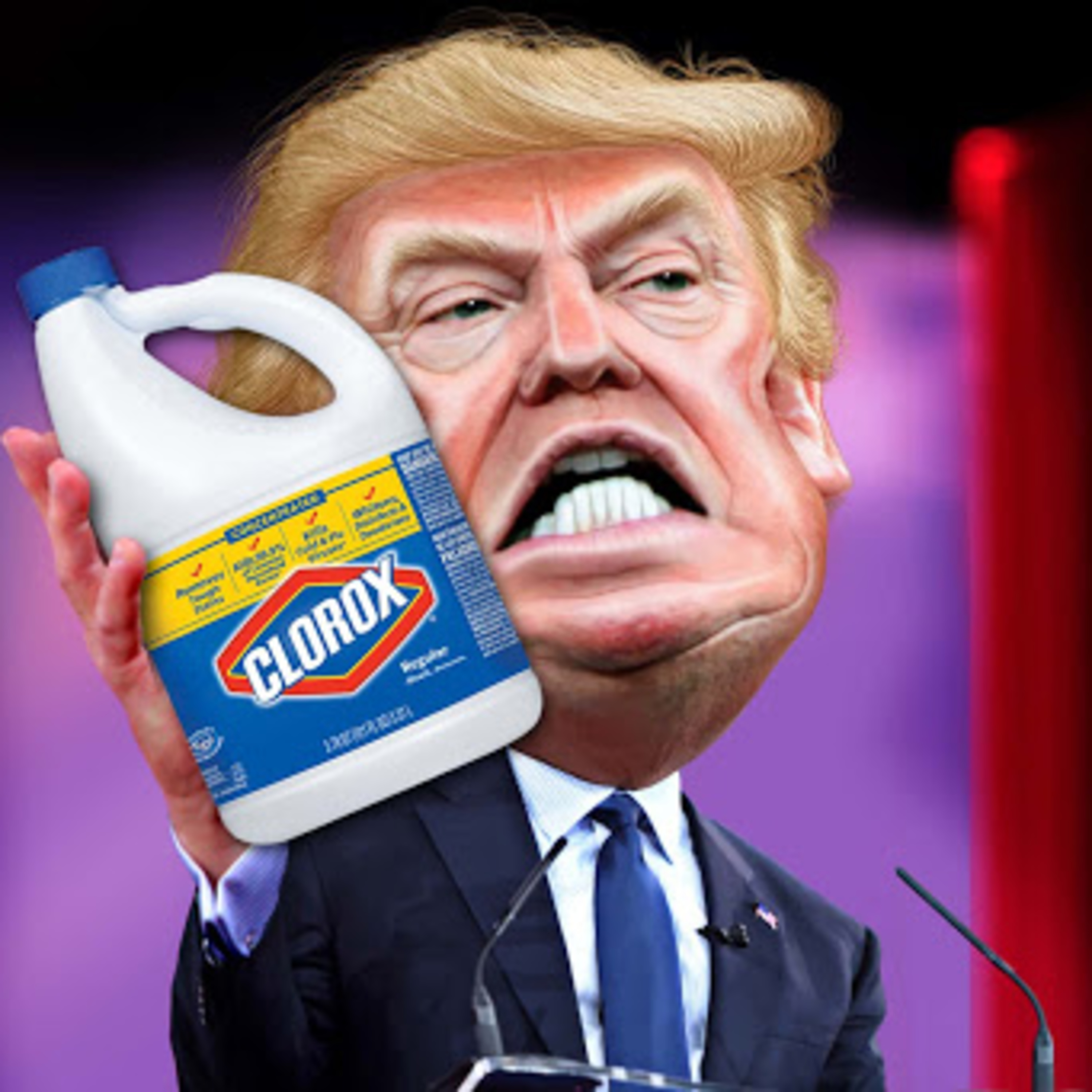 Inject Clorox Bleach to cure Coronavirus!!! episode artwork