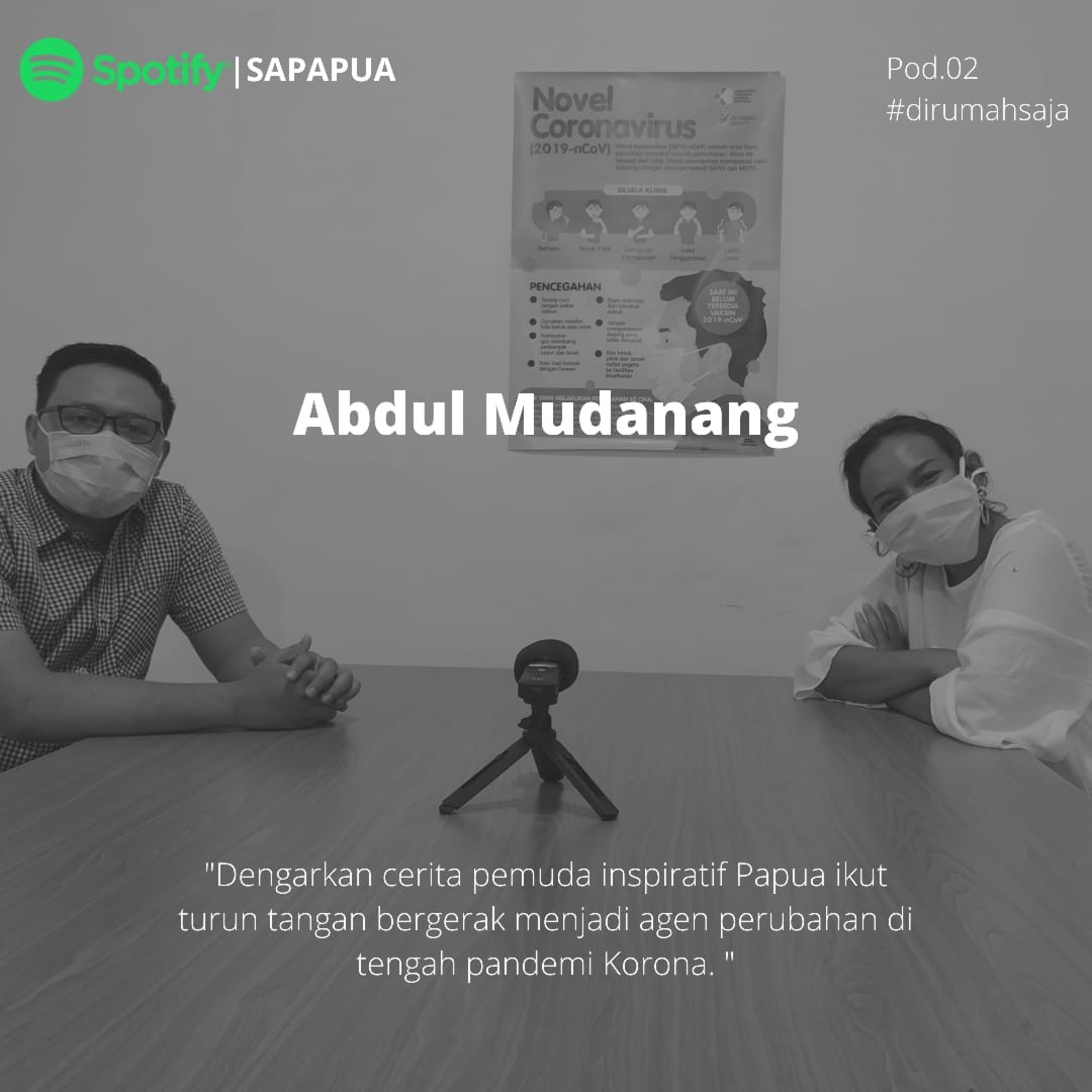 Abdul Mudanang Berbicara Tentang Yang Muda Perangi Korona: Tetap Waras Meski di Rumah Saja