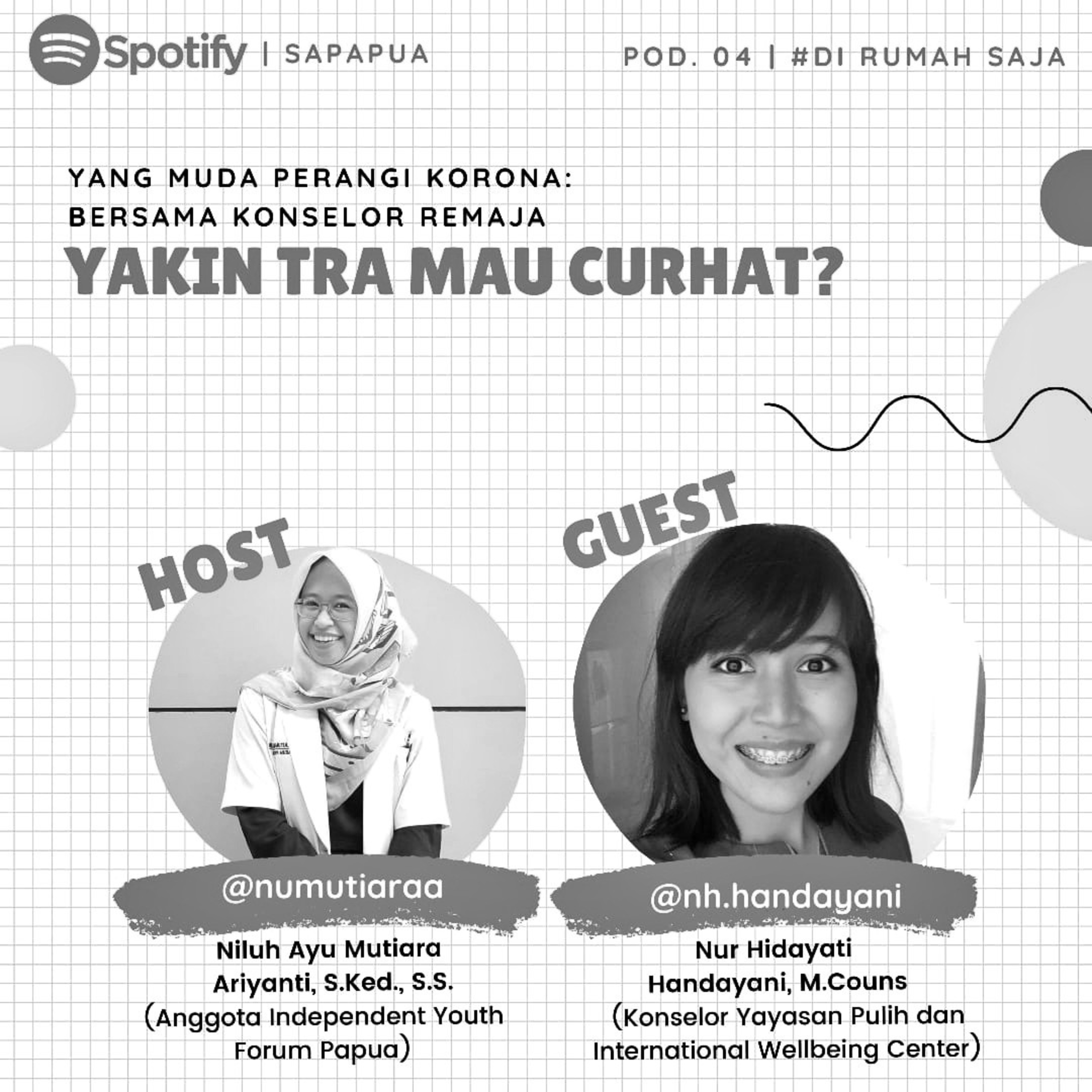 Handa Berbicara Tentang Yang Muda Perangi Korona: Yakin Tra Mau Curhat? 