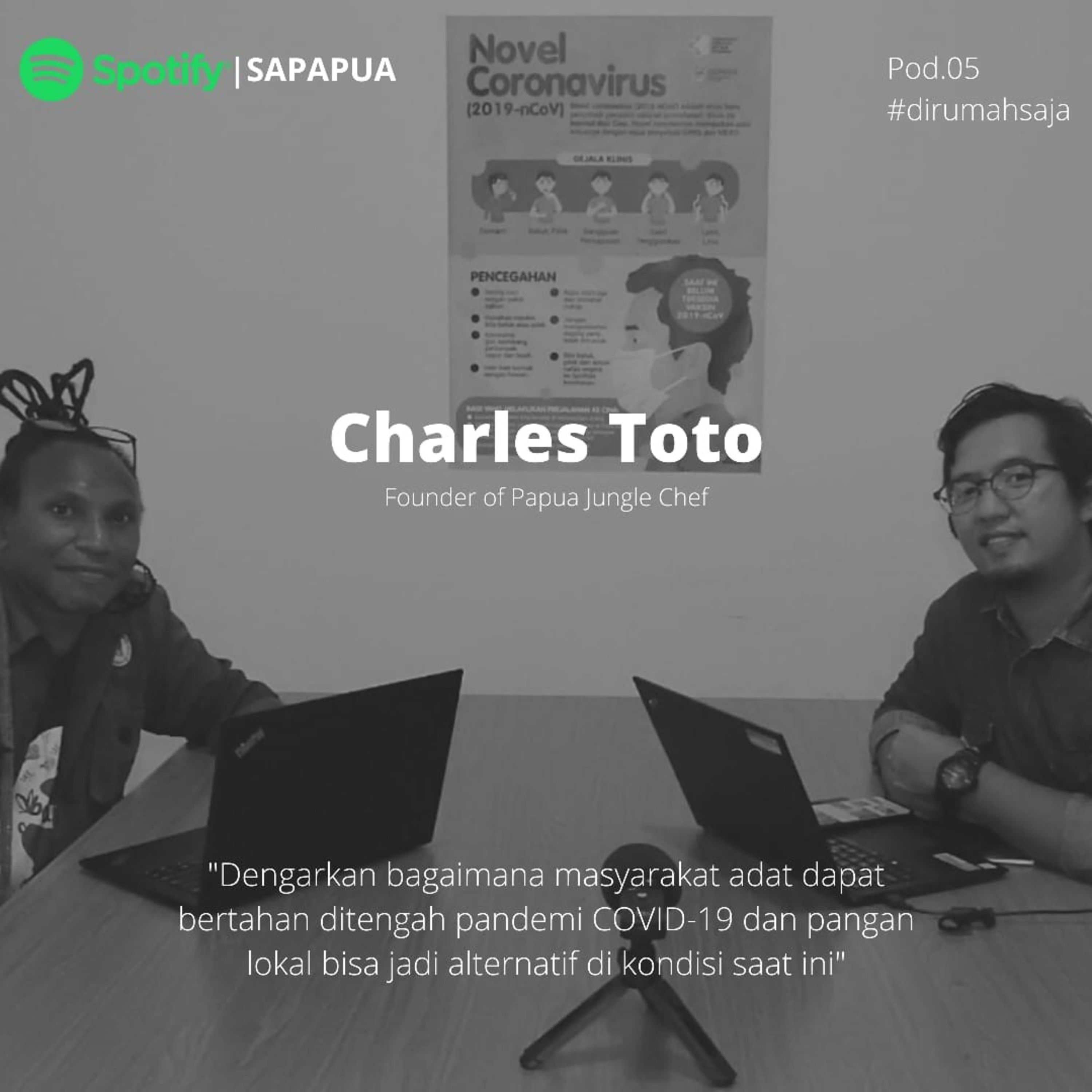 Charles Toto Berbicara Tentang Peran Masyarakat Adat Di Tengah Pandemi COVID-19.