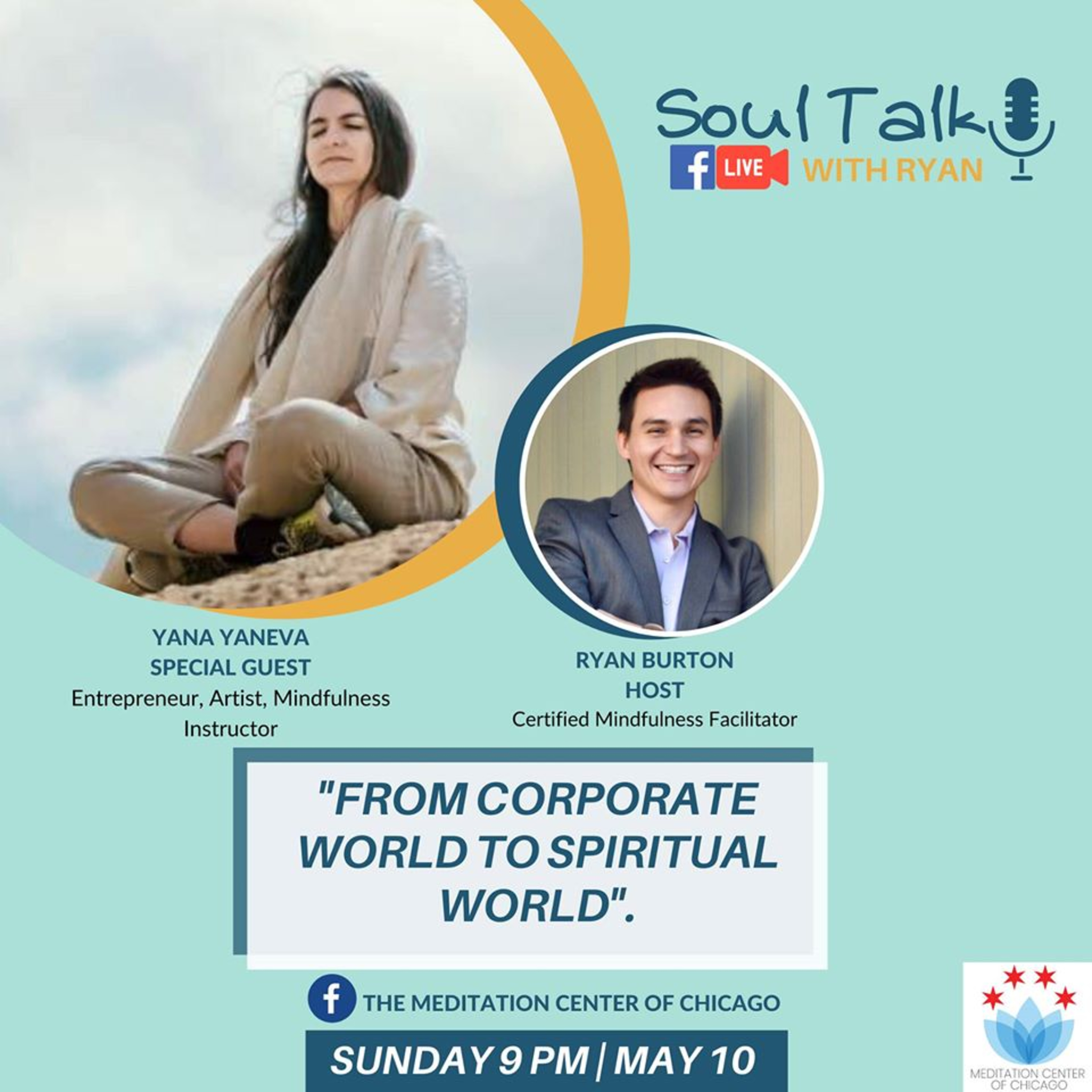 Soul Talk with Ryan: From the Corporate World to the Spiritual World with special guest Ms. Yana Yaneva