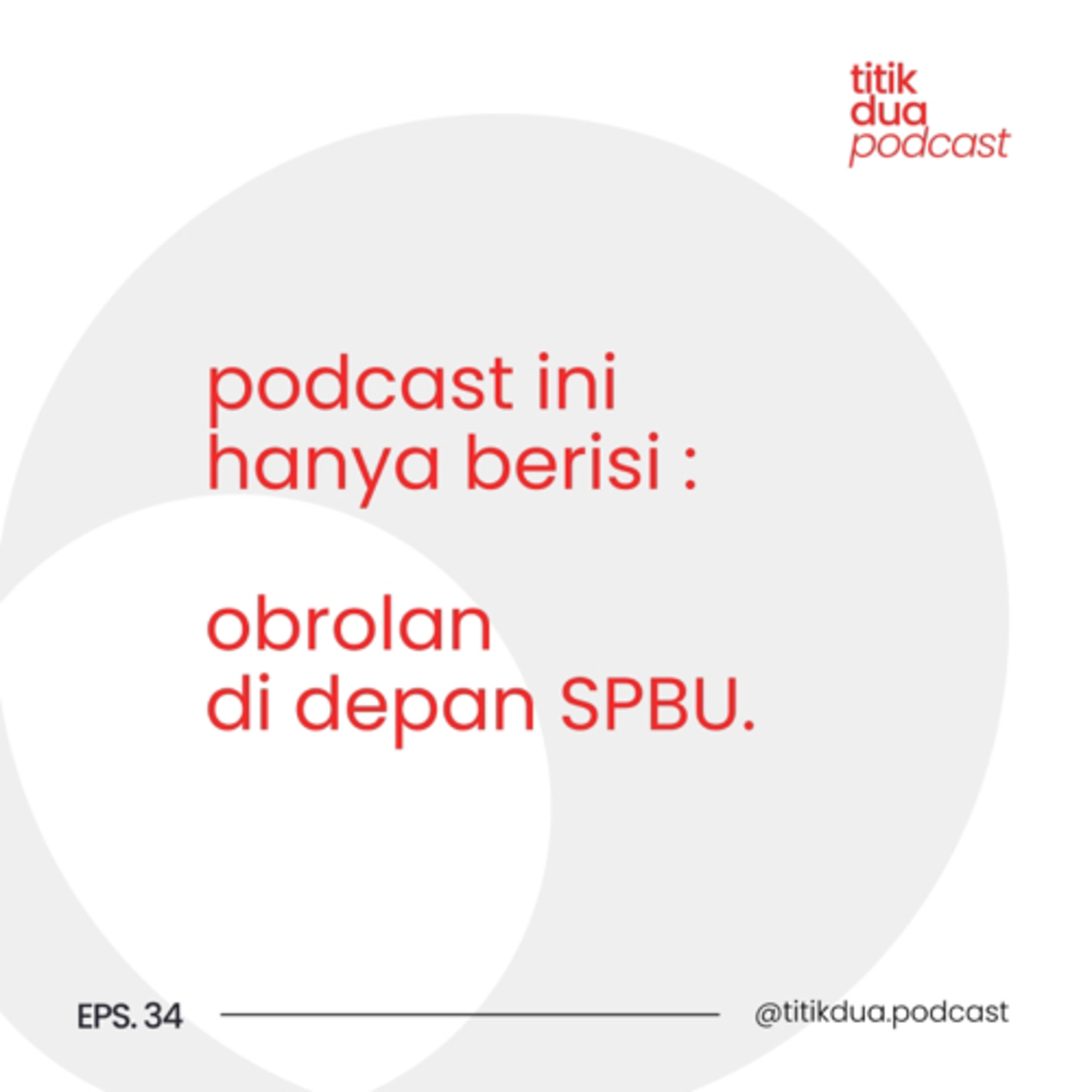 EPS. 34 - Podcast ini hanya berisi : Obrolan gajelas di depan SPBU episode artwork