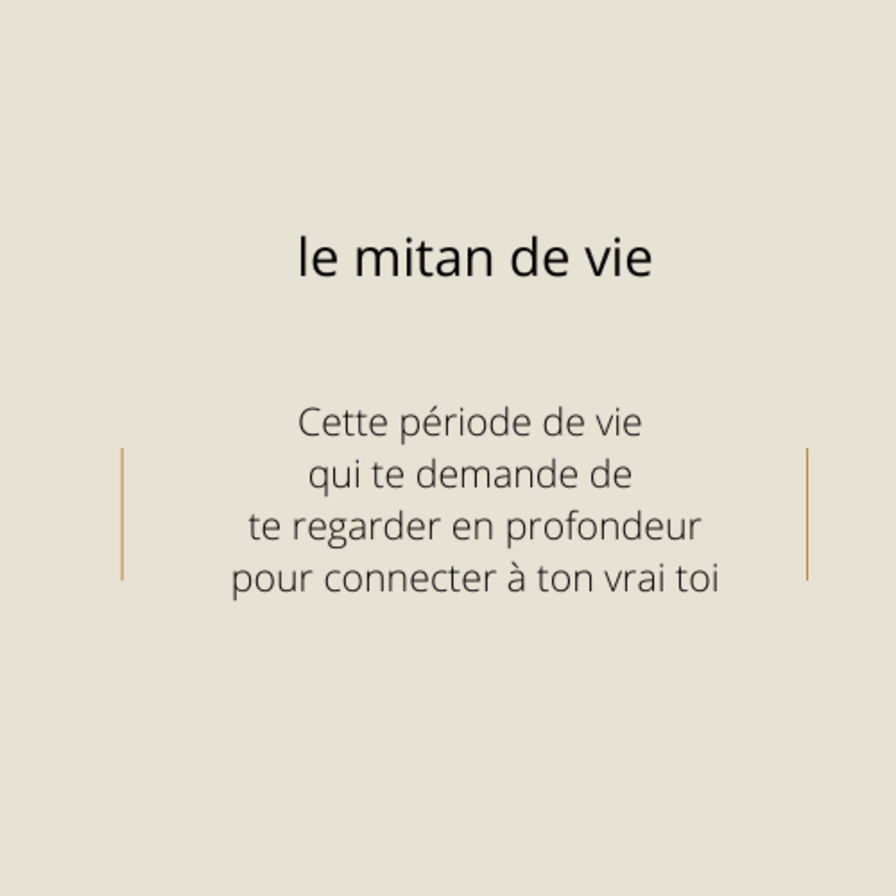 LE MITAN DE VIE 