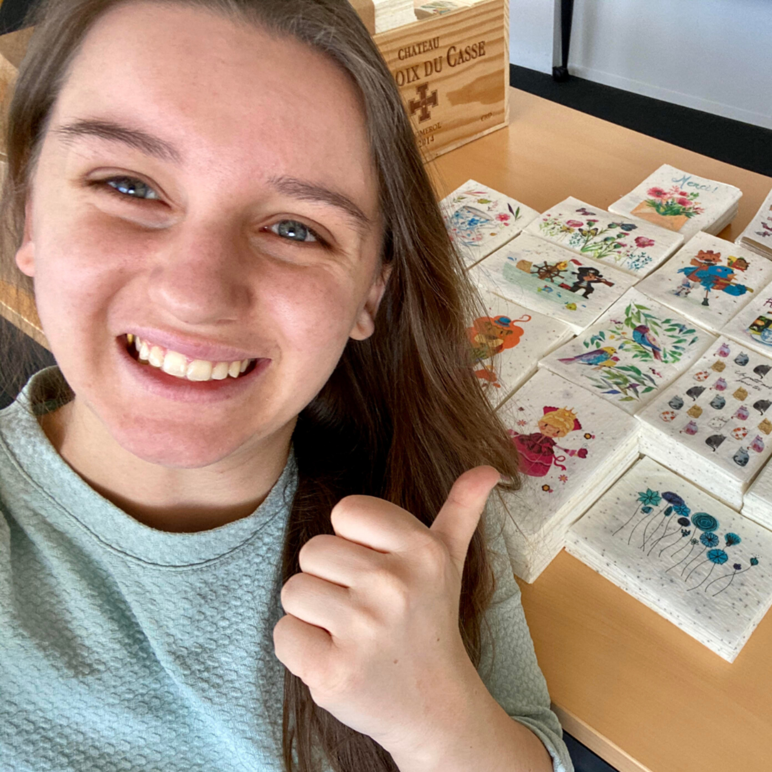 #3 Arrêter ses études et lancer son entreprise de cartes de voeux illustrées à planter - Lucie des Cartes de Lulu