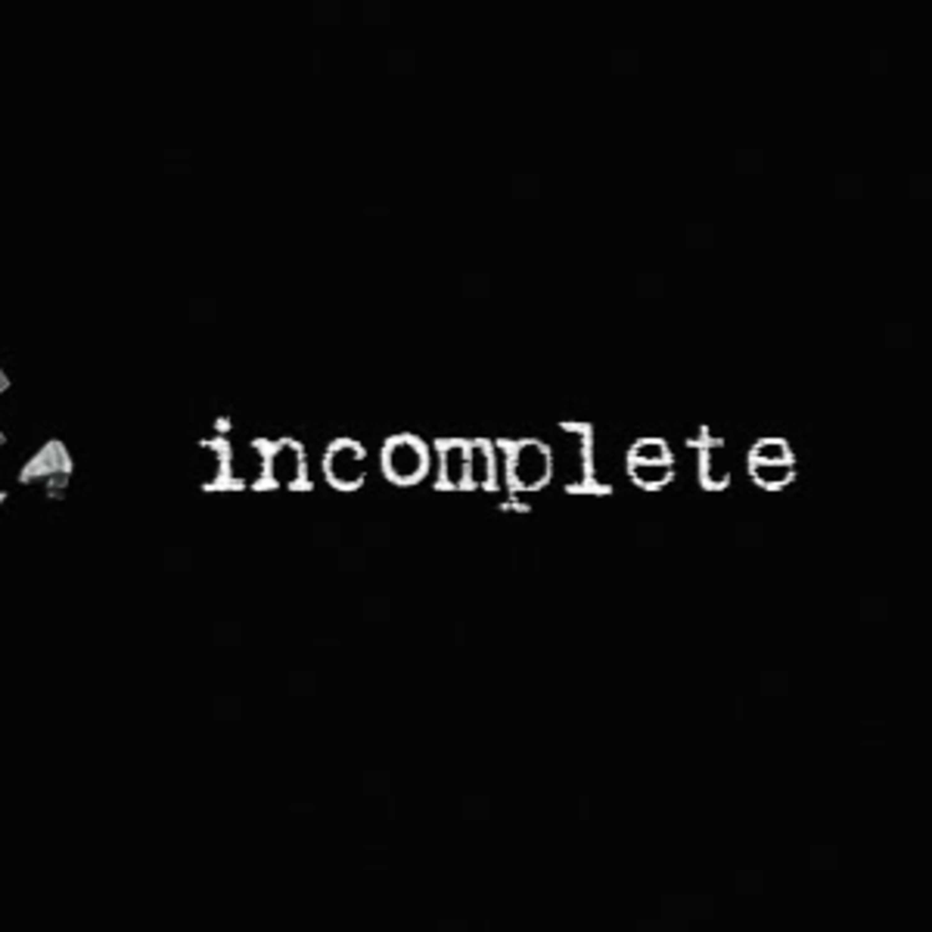 Incomplete episode artwork