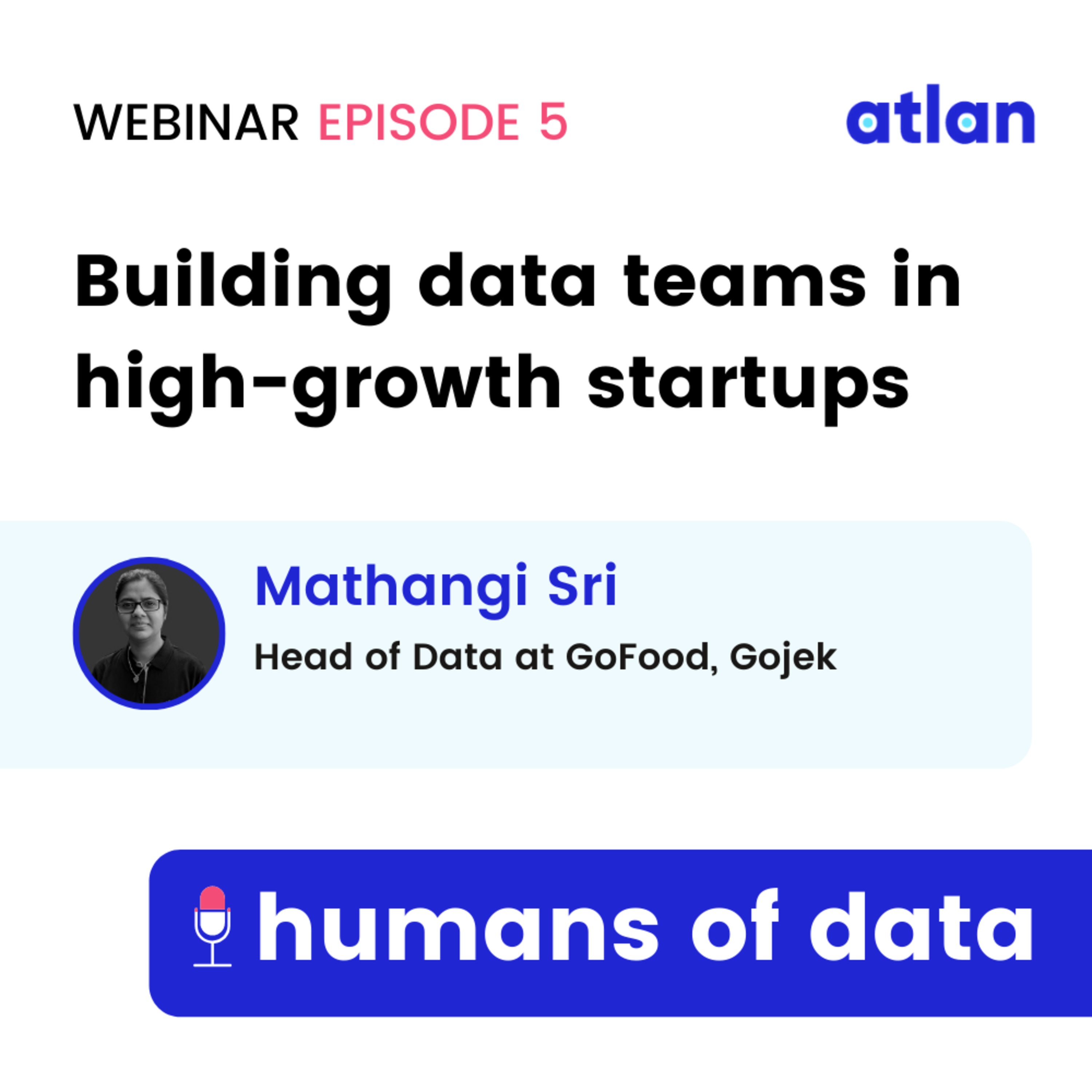 Episode 5 | How to build data teams at high-growth startups in a COVID world from one of the top 10 data scientists episode artwork