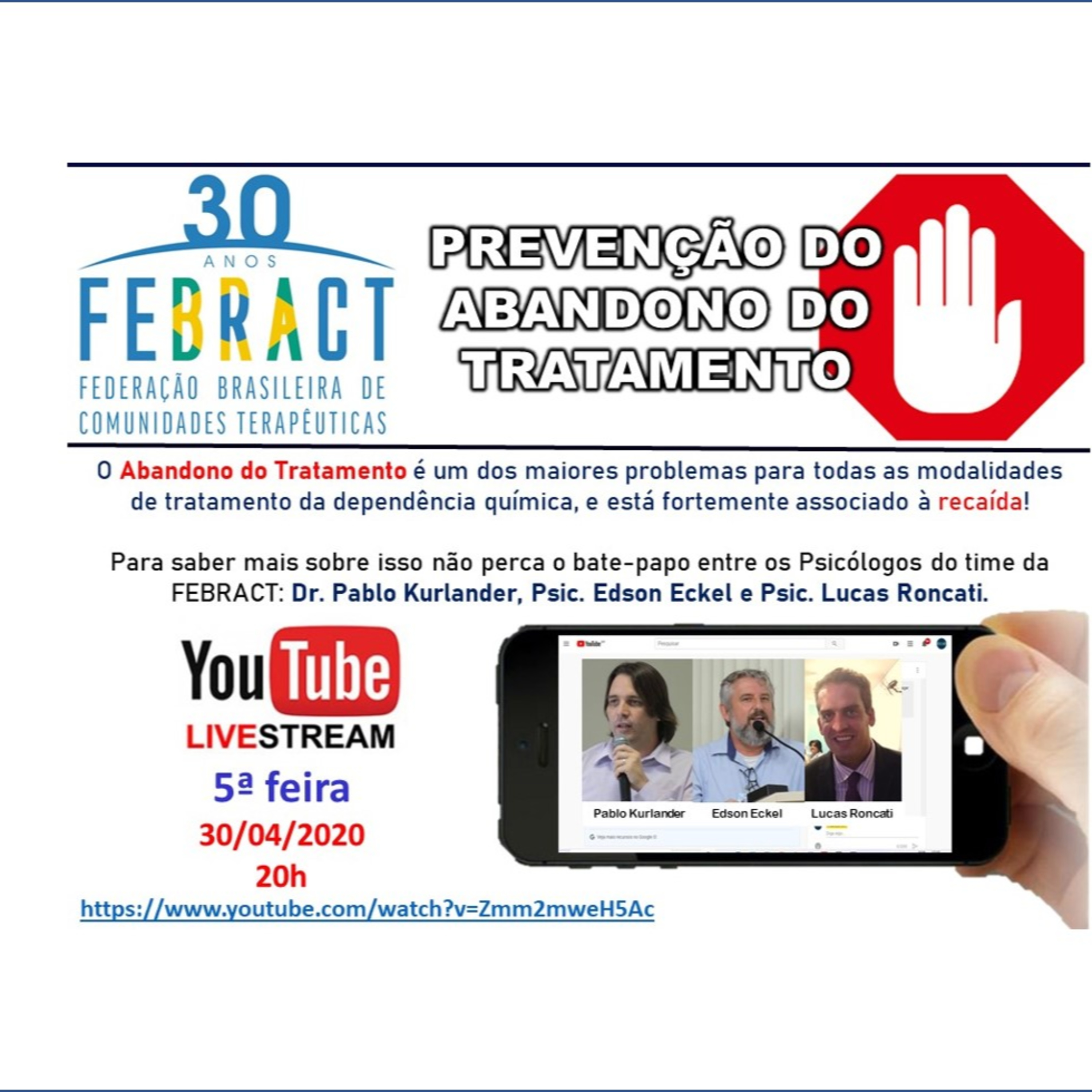 FEBRACT - FEDERAÇÃO BRASILEIRA DE COMUNIDADES TERAPÊUTICAS