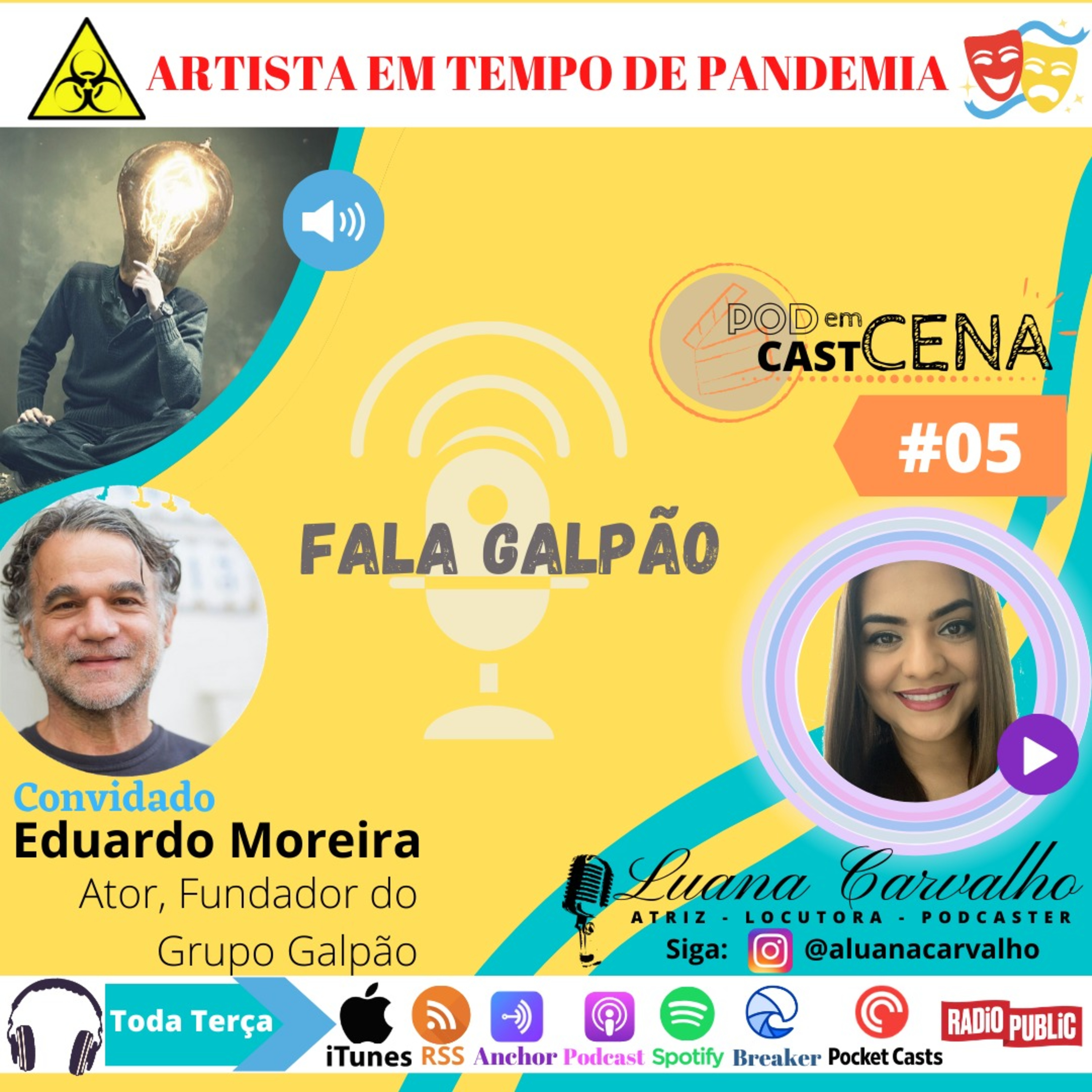 PODCAST EM CENA