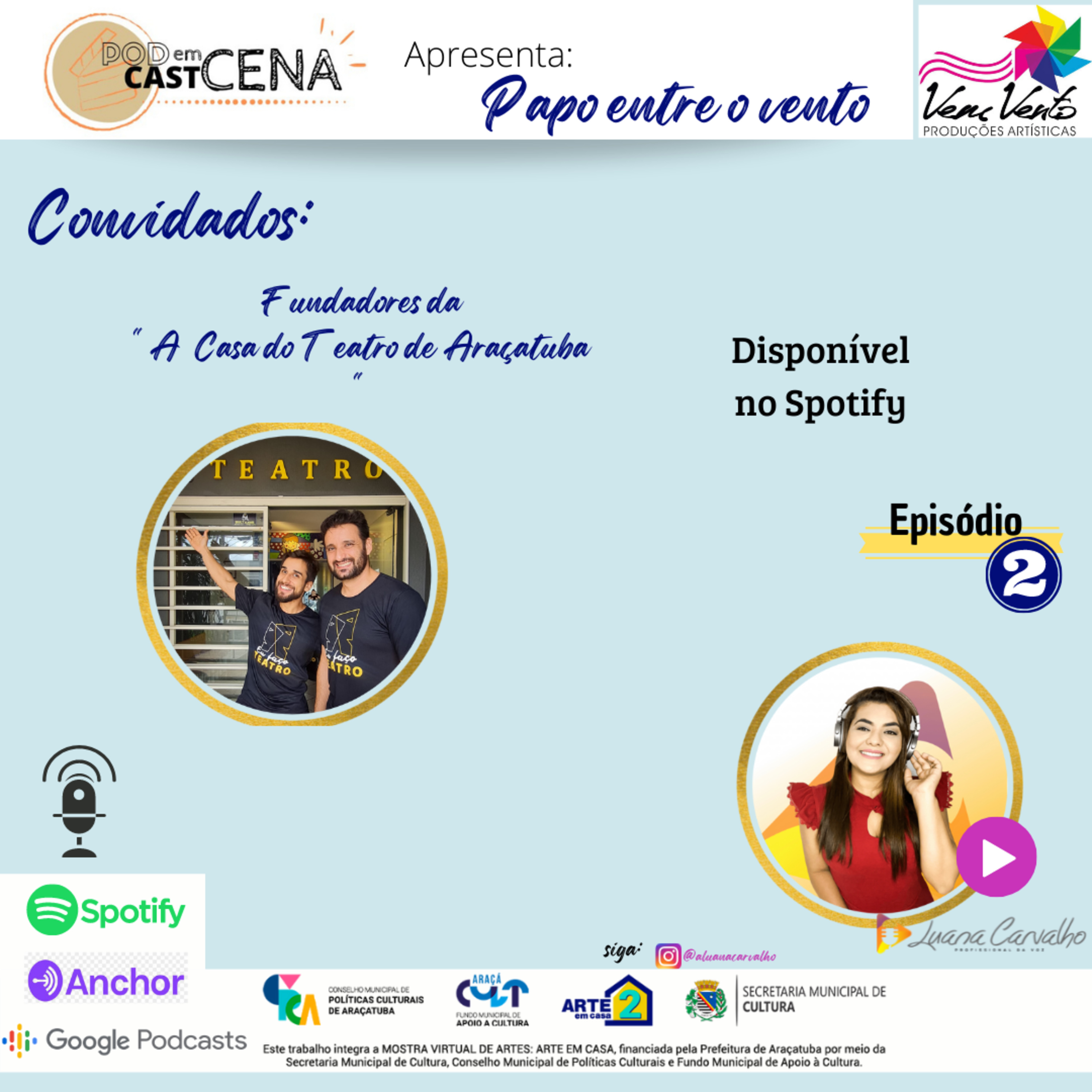 PODCAST EM CENA