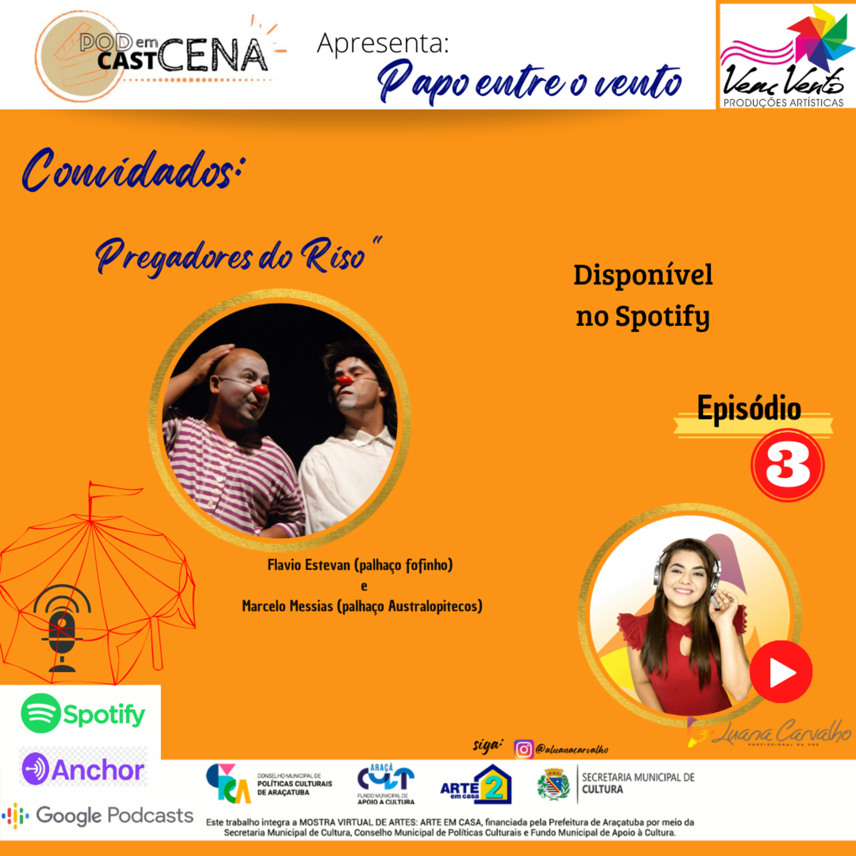 PODCAST EM CENA