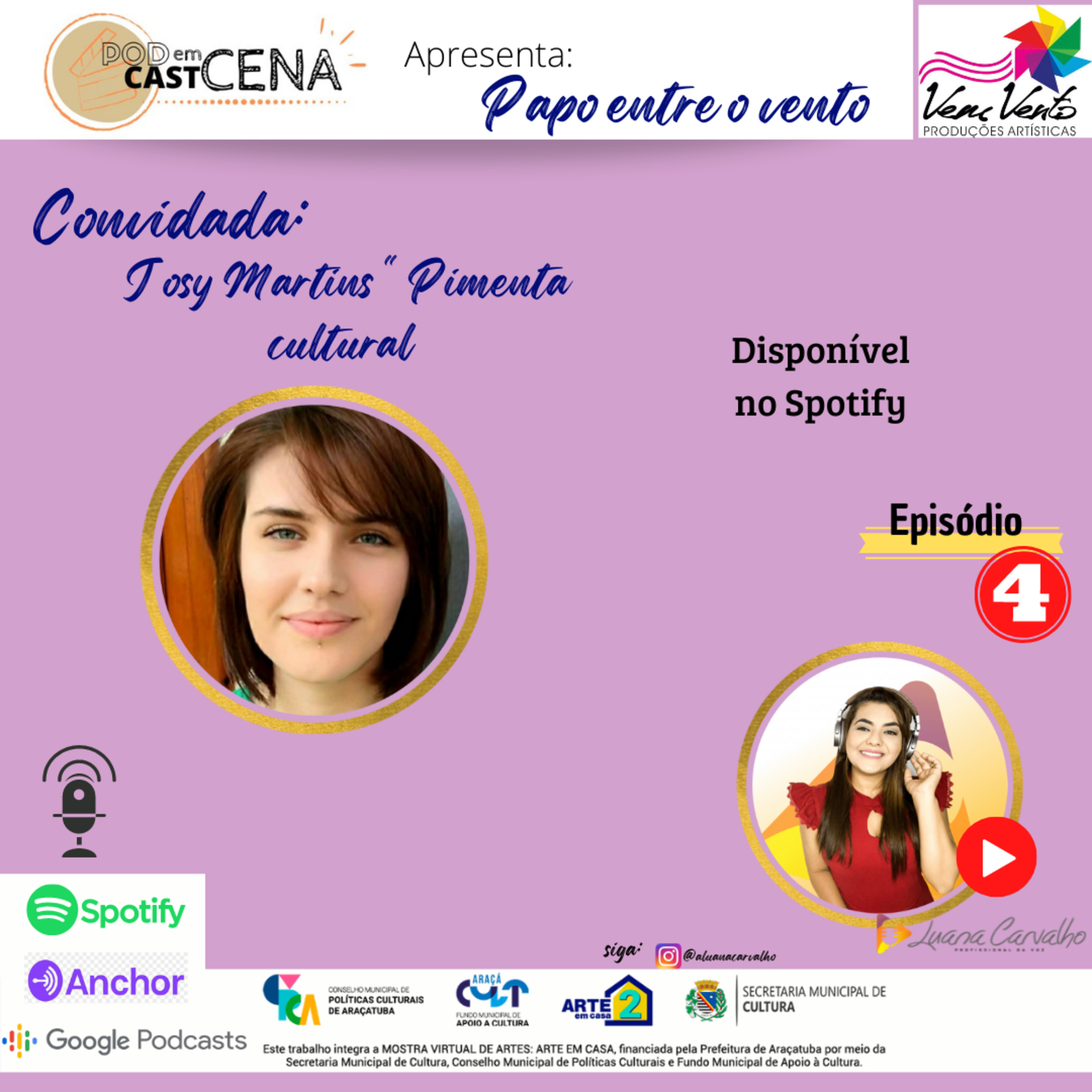 PODCAST EM CENA