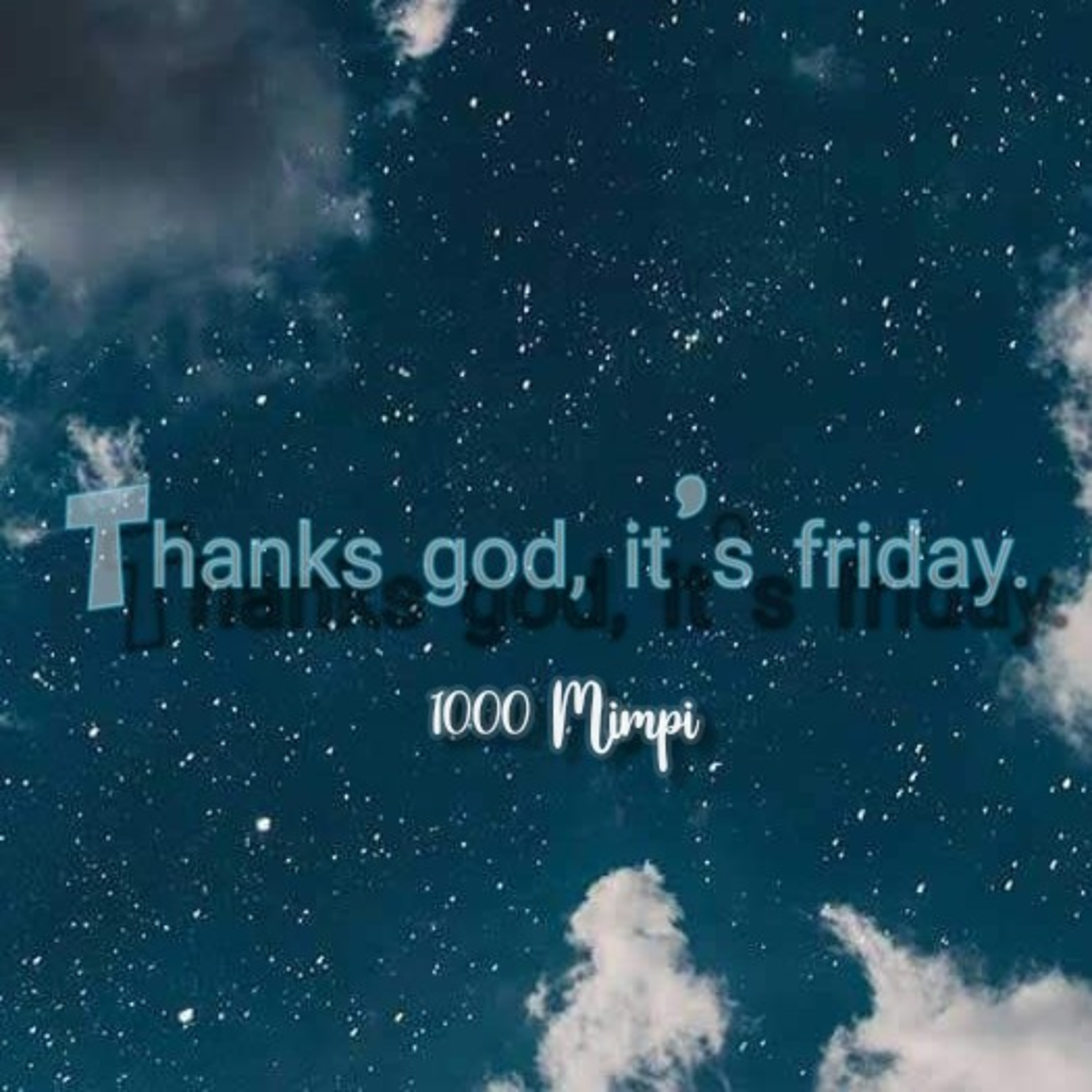 Thanks god, it's friday.  episode artwork