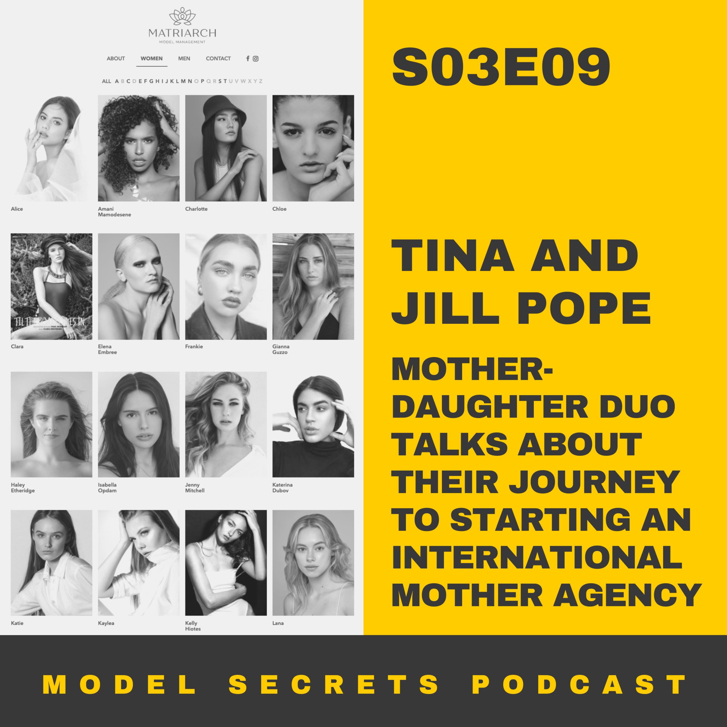 cover of episode What is a mother agency? | Tina & Jill Pope, Matriarch Model Management