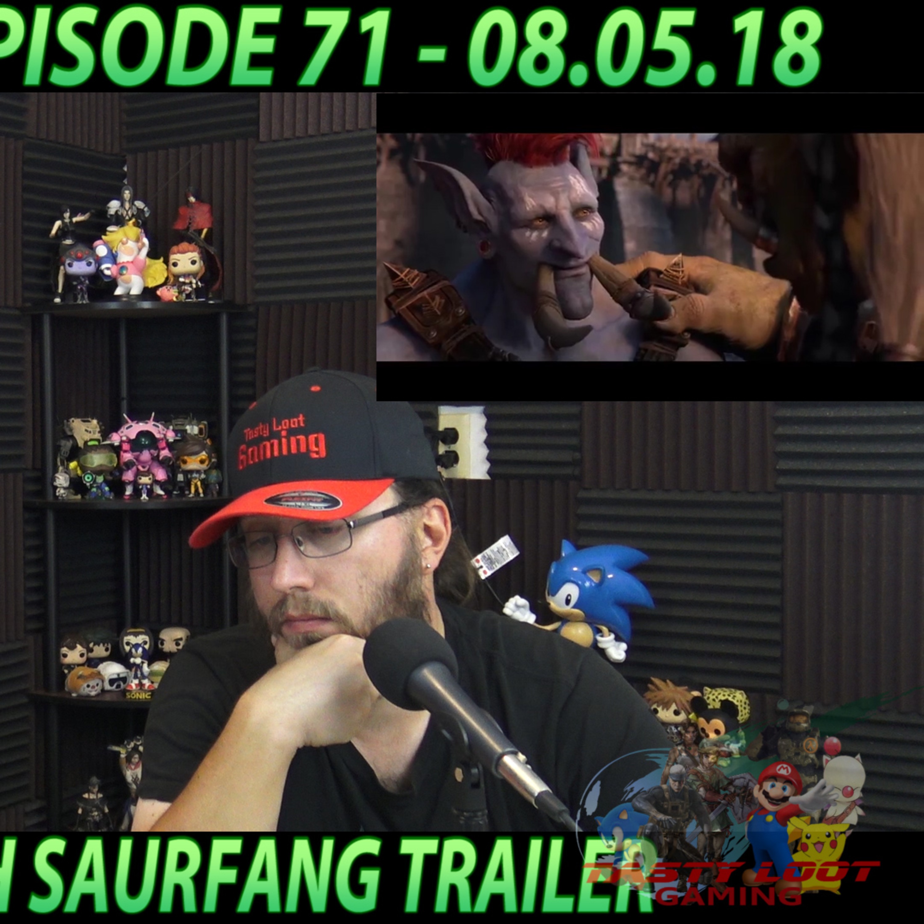 Tastycast 71 Battle for Azeroth Saurfang trailer reaction