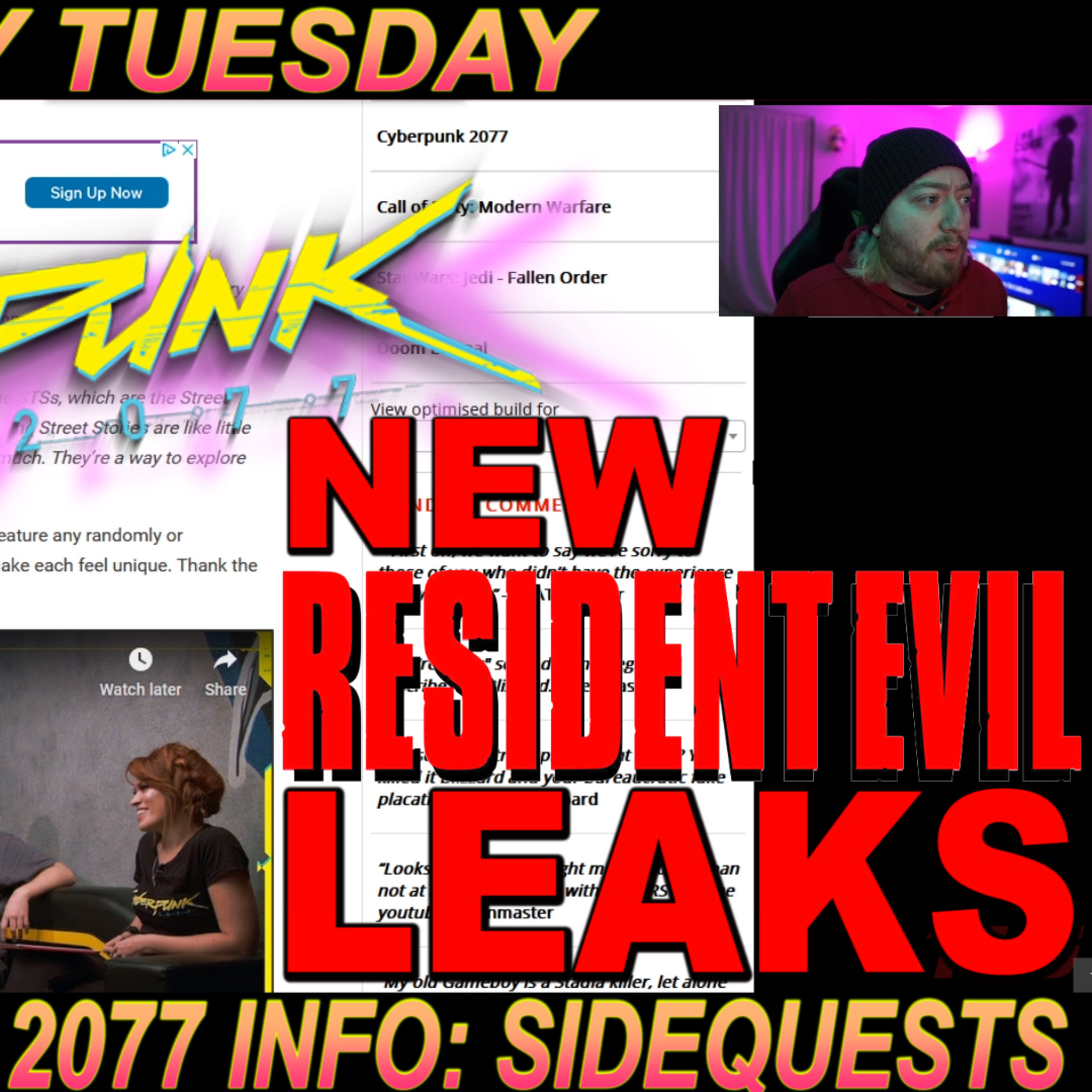New Cyberpunk 2077 info and Resident Evil 8 leaks!