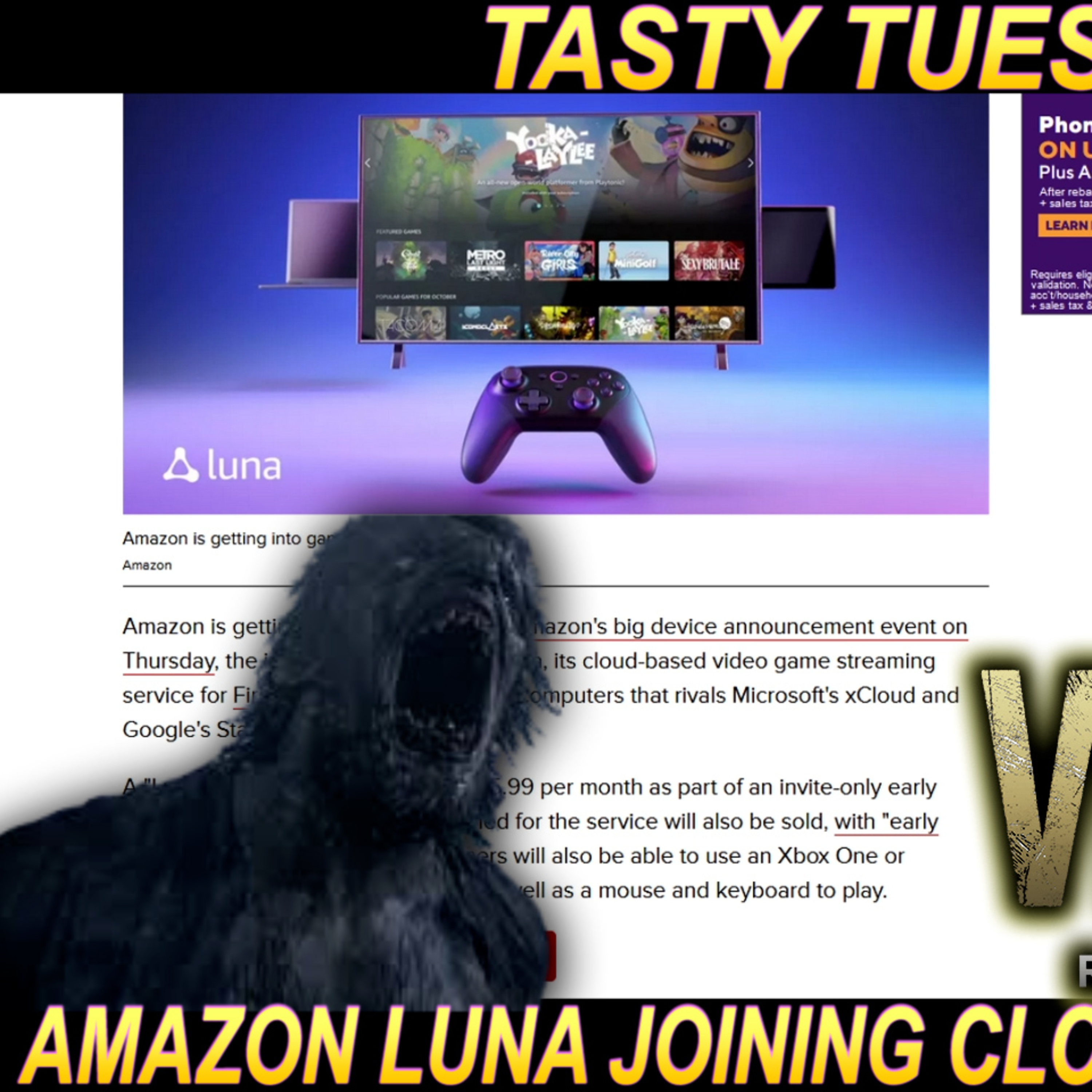 Resident Evil Village Dev Insights and Amazon Luna taking on cloud gaming!