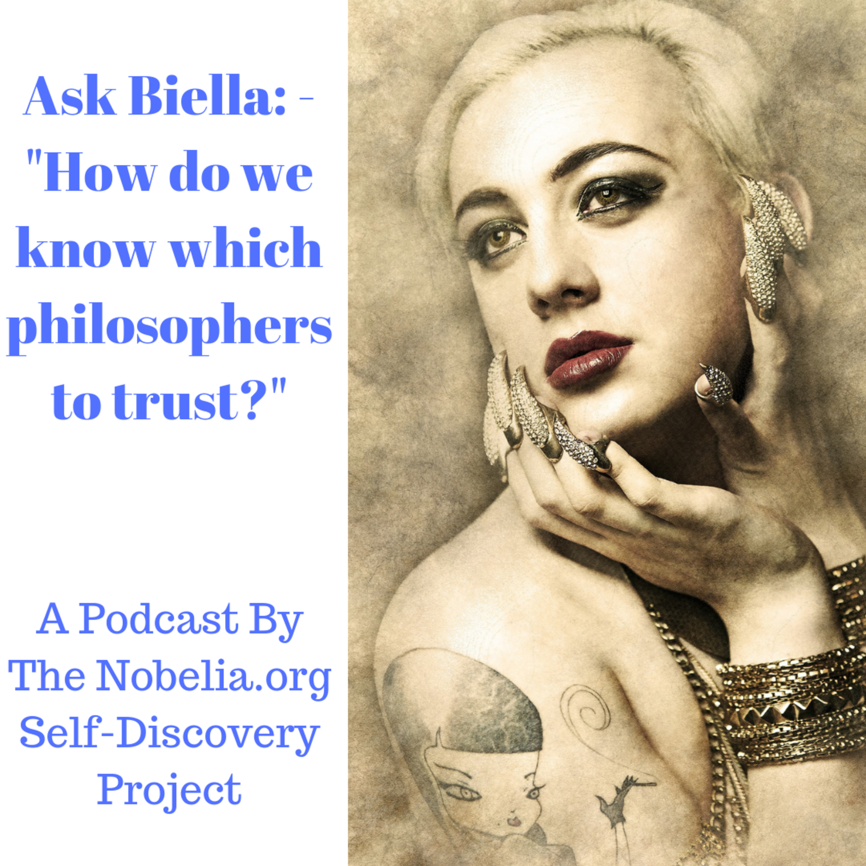 Ask Biella: - "How do we know which philosophers to trust?" episode artwork