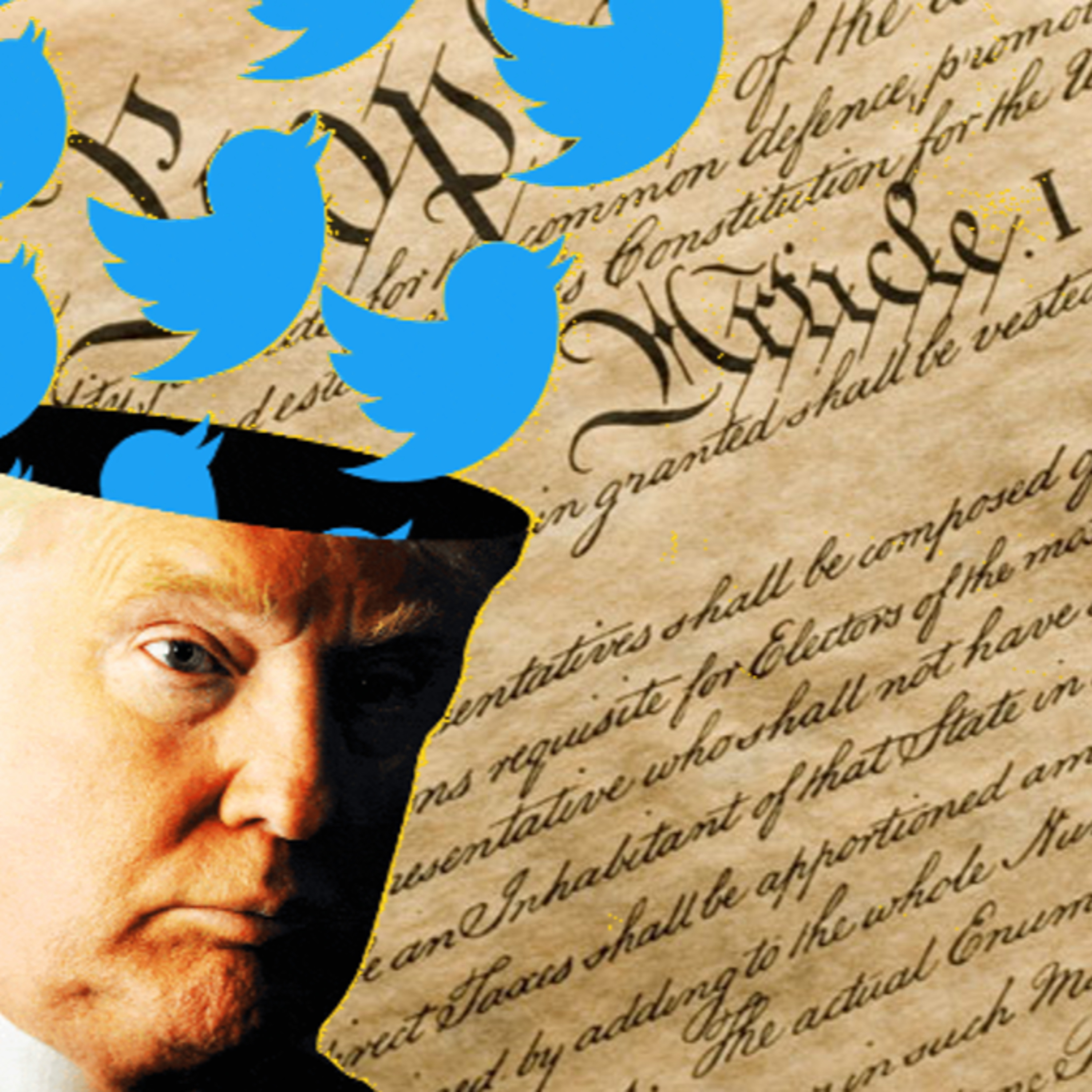 S1E14 The President v. The First Amendment episode artwork