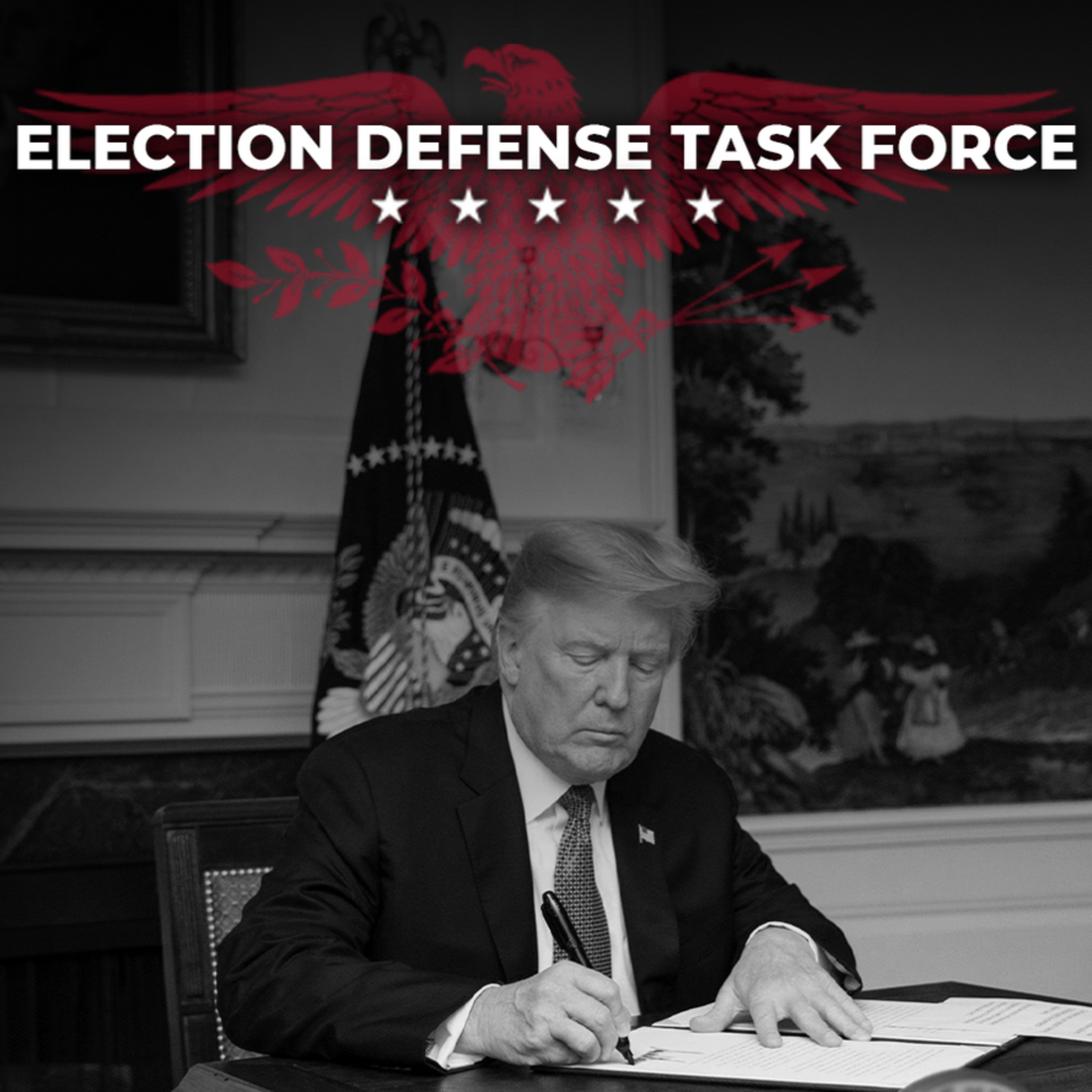 Trump's Election Defence Task Force? | in the clear #111 episode artwork