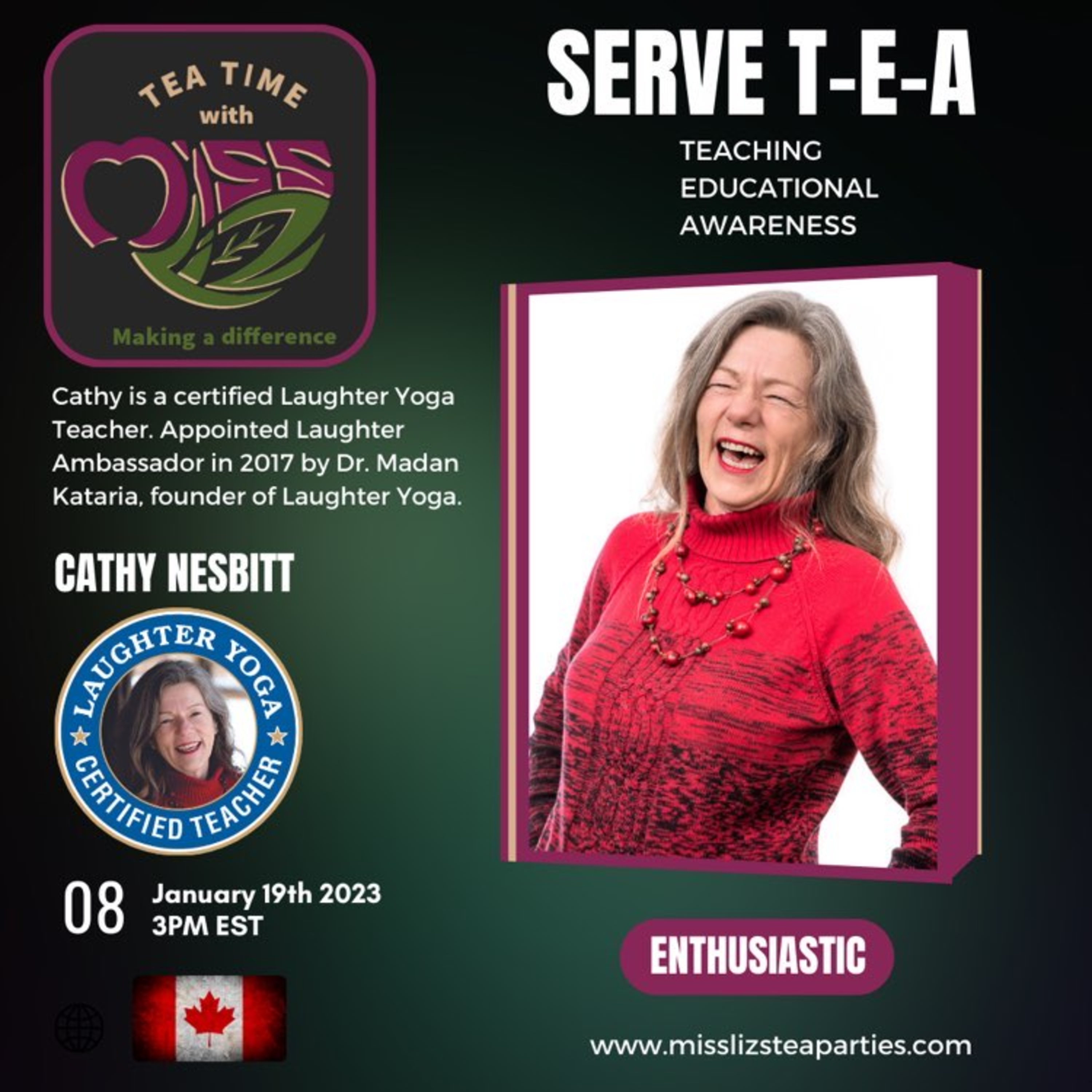 Teatime with Miss Liz