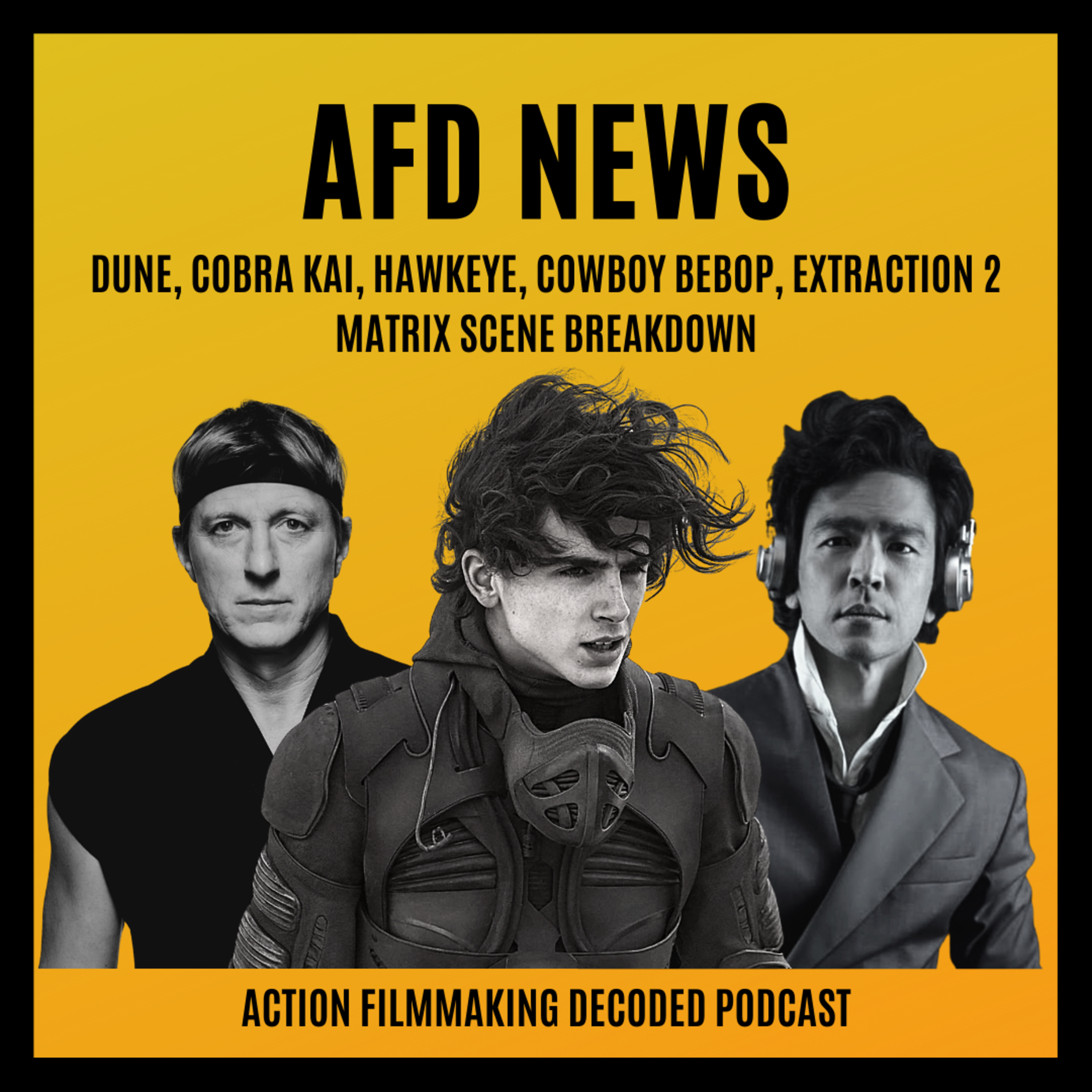 AFD News: Trailers for Matrix 4, Cobra Kai, Hawkeye, and more! + Matrix Shootout Breakdown