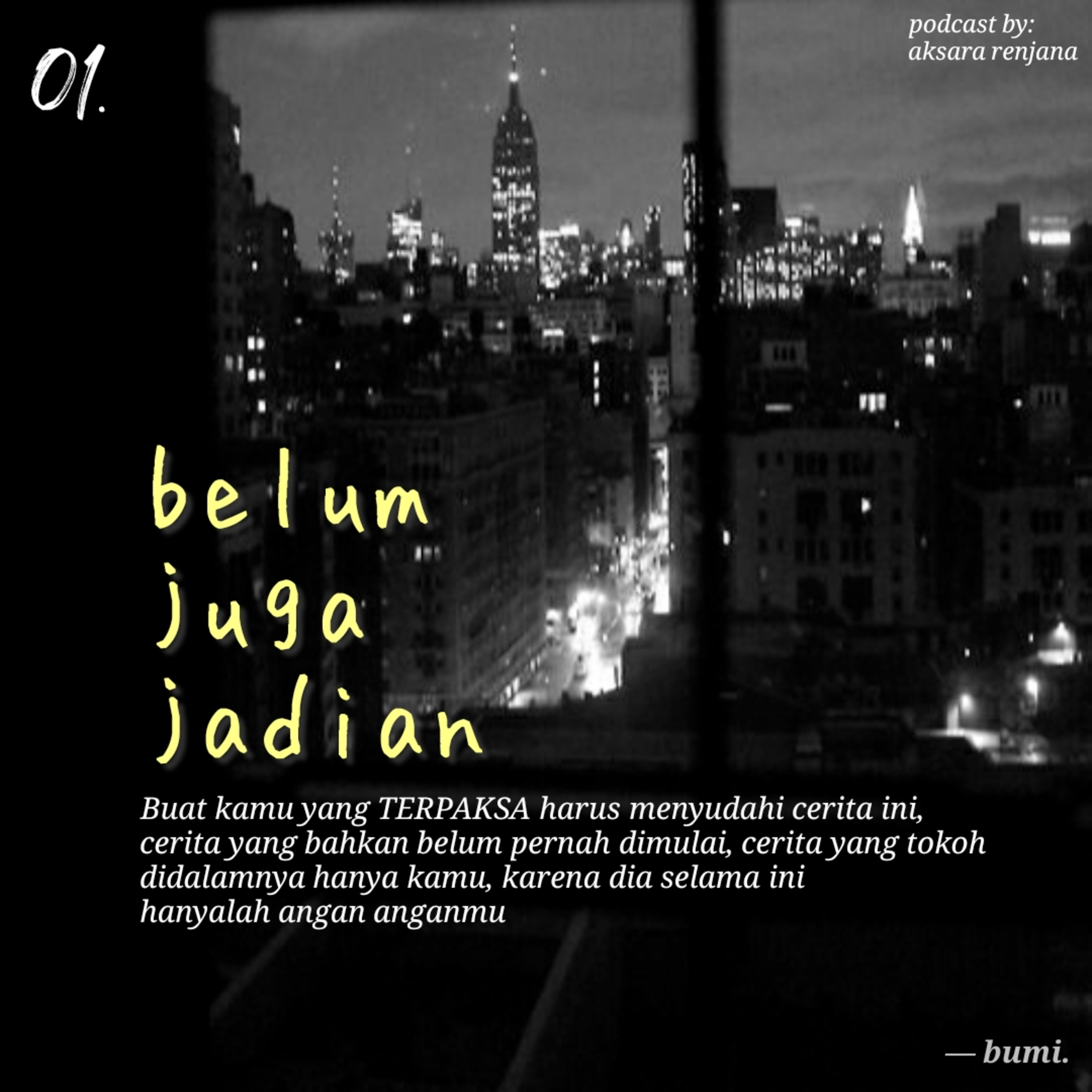 — belum juga jadian episode artwork