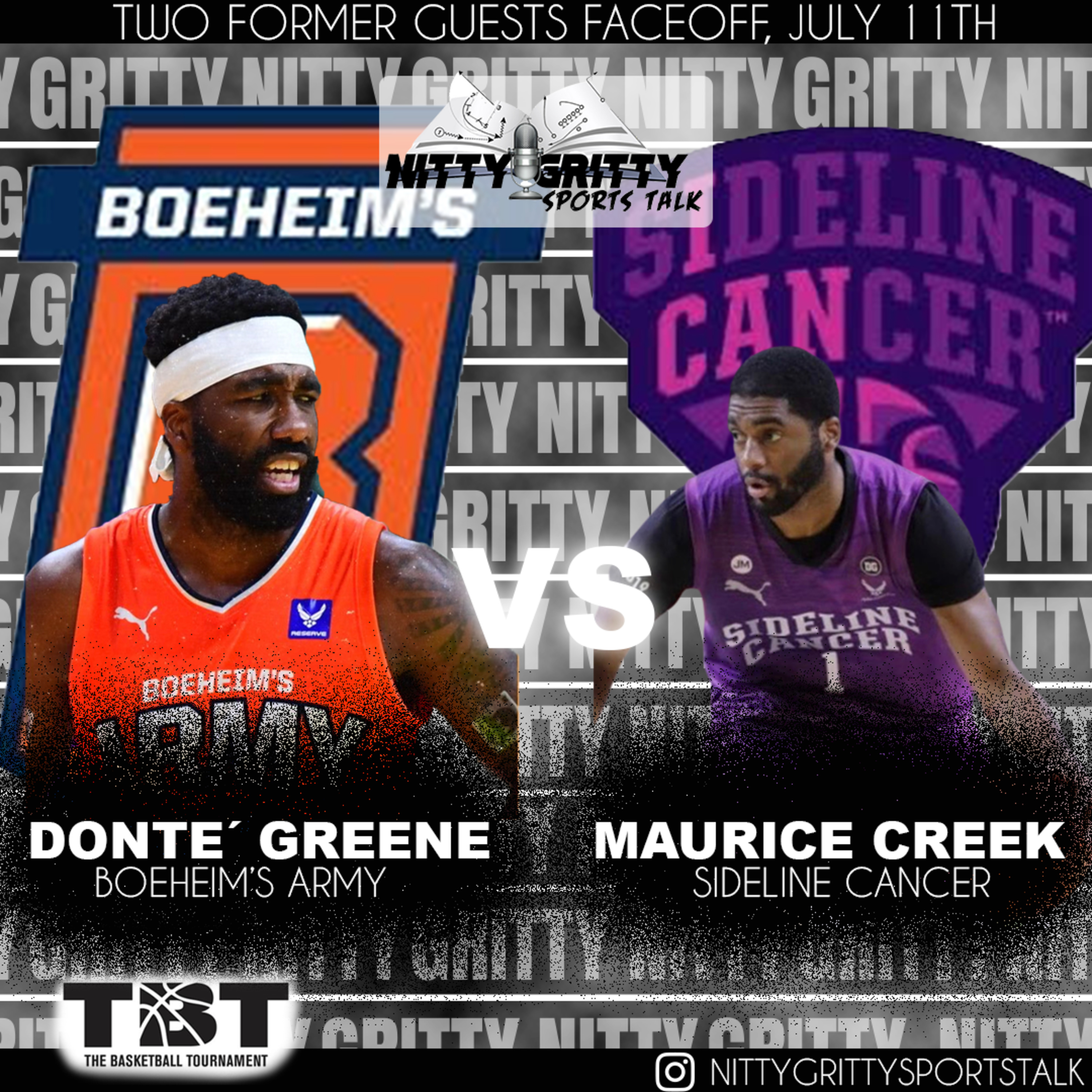 Nitty Gritty Episode 24 featuring Donte Greene (Boeheim's Army) and Maurice Creek (Sideline Cancer)- TBT Edition episode artwork
