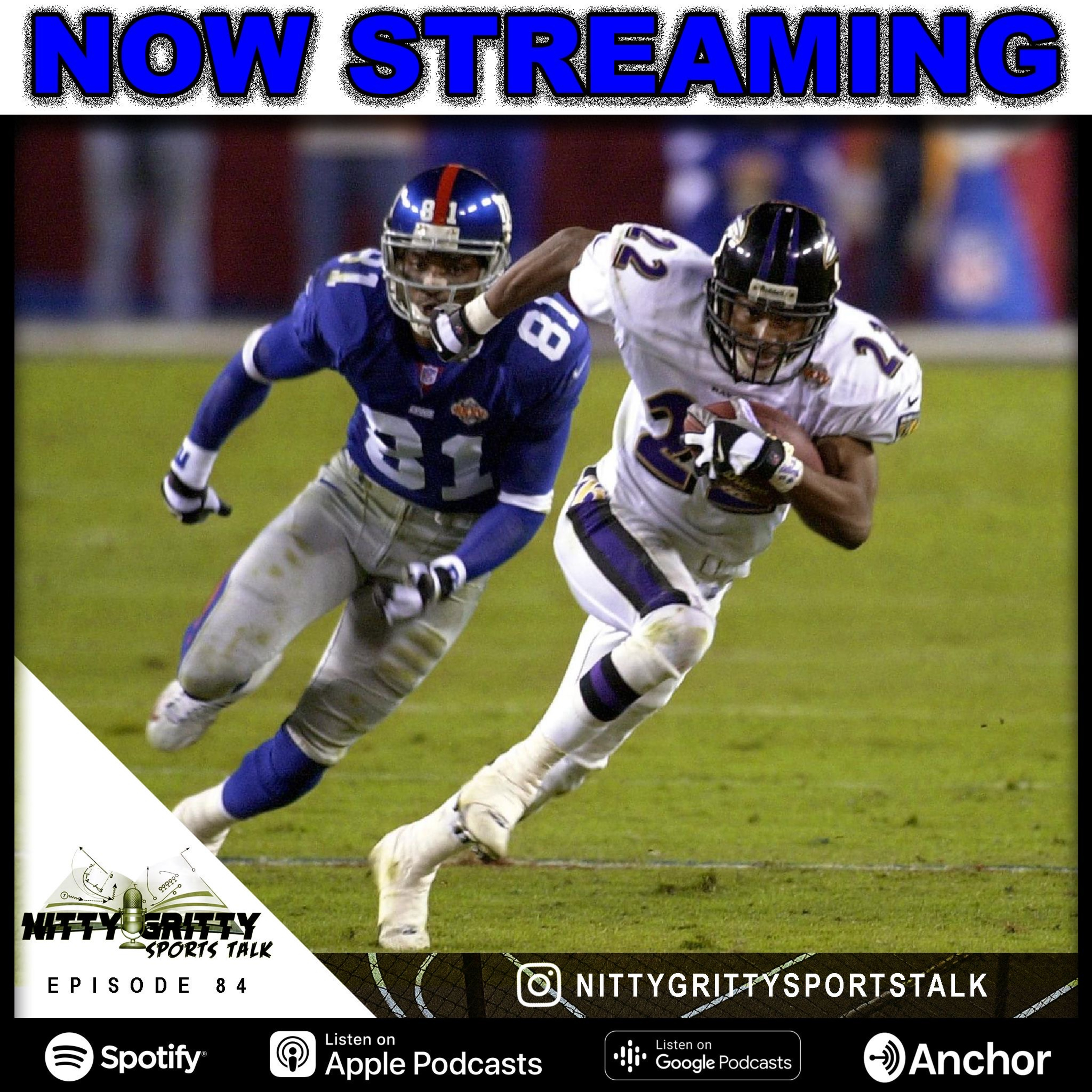 Nitty Gritty Episode 84 featuring Ravens Legend and Super Bowl Champ Duane Starks episode artwork