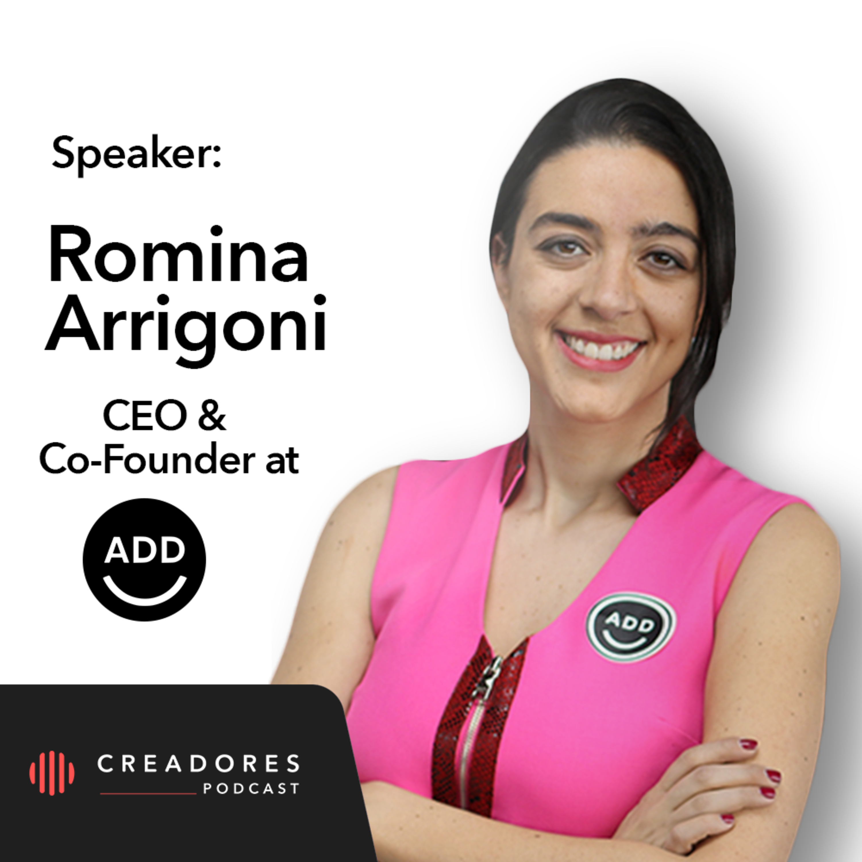 Pivotear con éxito y los factores claves para el crecimiento de una startup | Romina Arrigoni, CEO en ADD SKIN (108) episode artwork
