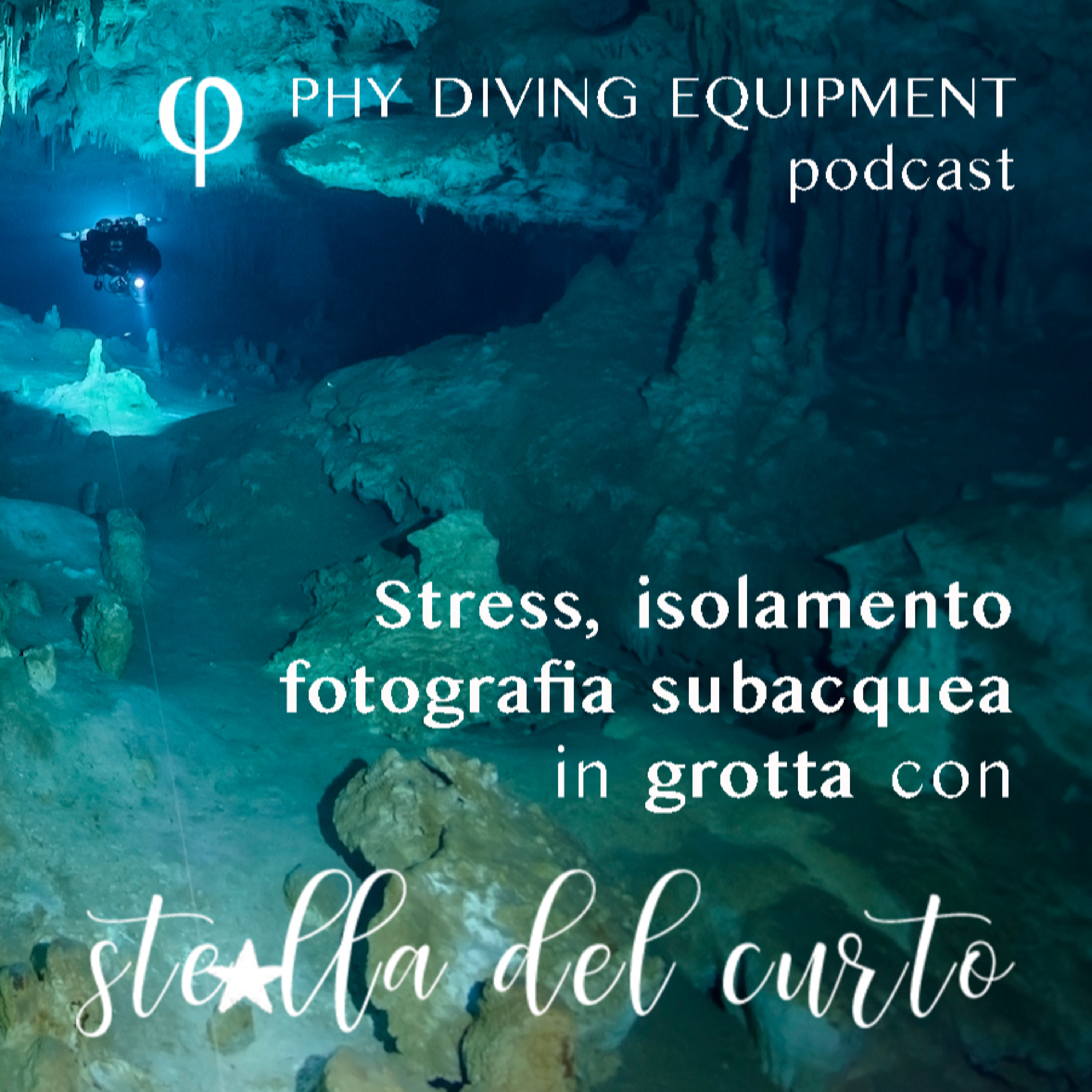 In grotta con Stella del Curto: fotografia subacquea