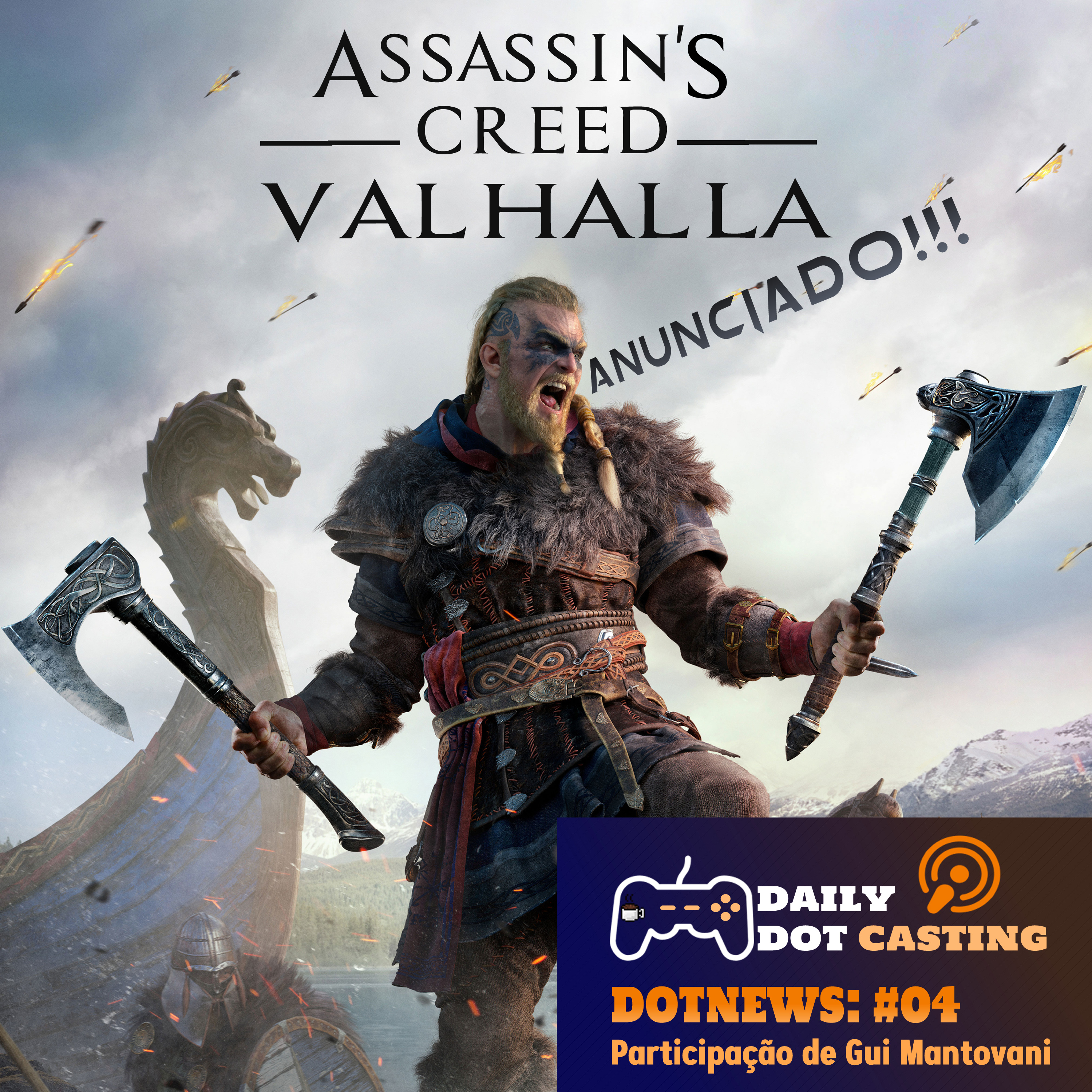 Assassin's Creed Valhalla anunciado! Com participação de Gui Mantovani - DotNews #04 episode artwork