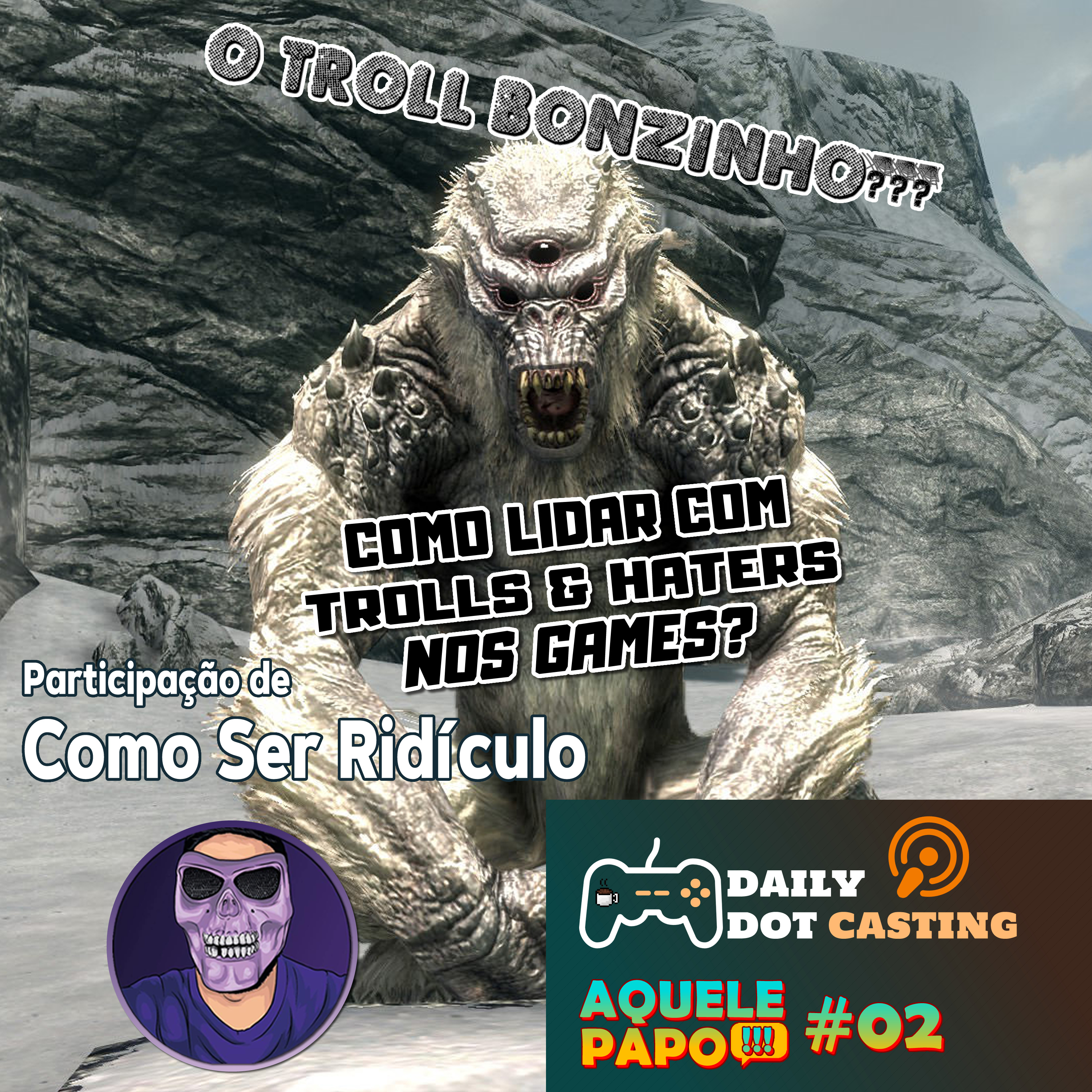 Entrevista com Como Ser Ridículo sobre trolls e haters - Aquele Papo #02 episode artwork