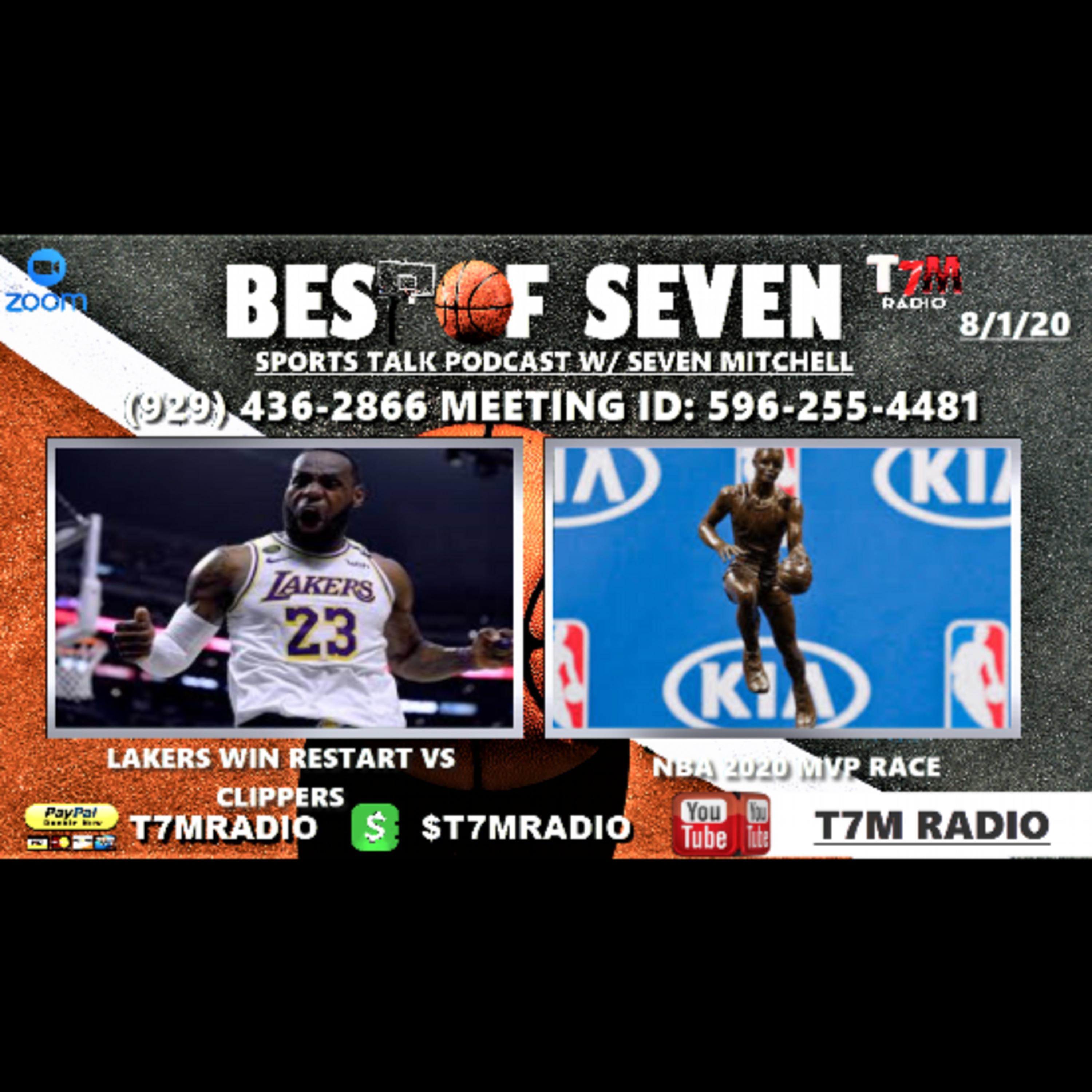 LEBRON & THE LAKERS BEAT CLIPPERS IN NBA RESTART | NBA 2020 MVP RACE - BEST OF SEVEN episode artwork
