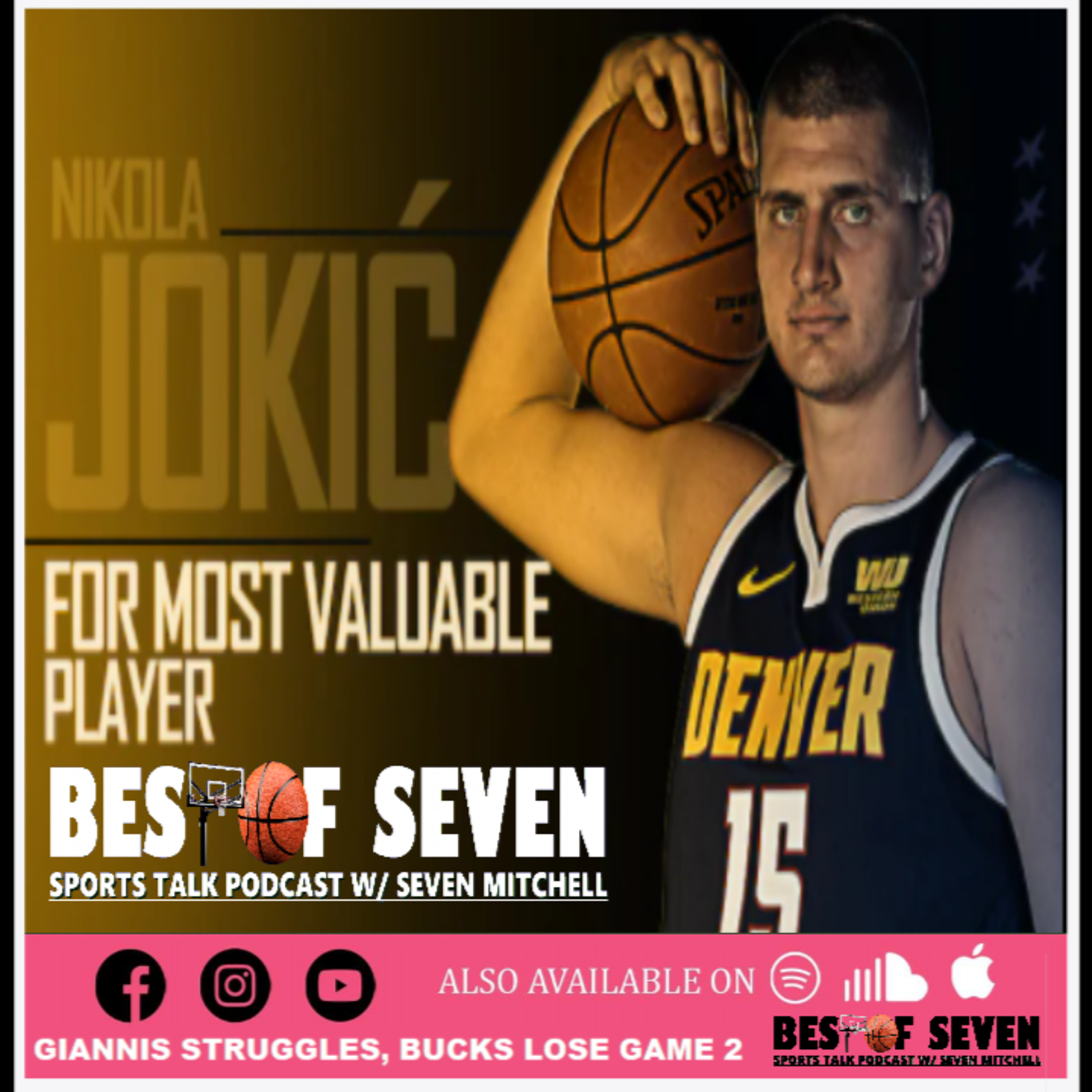 Nikola Jokic named NBA Most Valuable Player 2020-21 | Best of Seven Sports Talk episode artwork