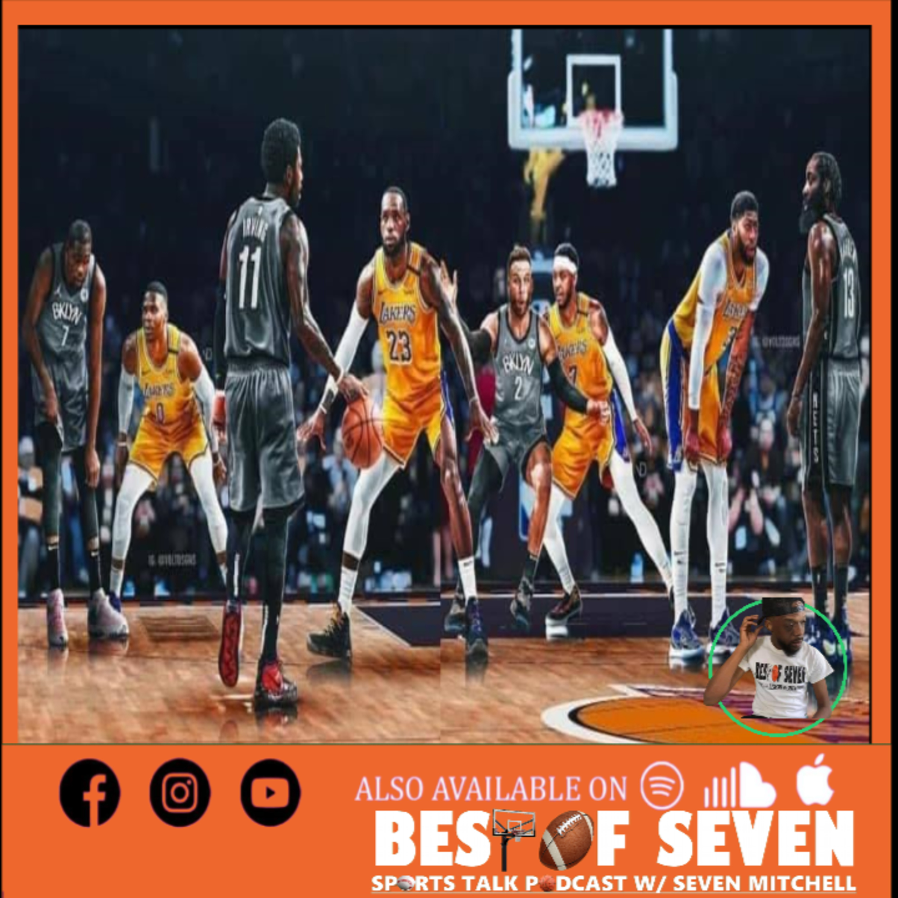 Lakers vs Nets Christmas Day Massacre, KD Draymond interview | Best of Seven Sports Talk episode artwork