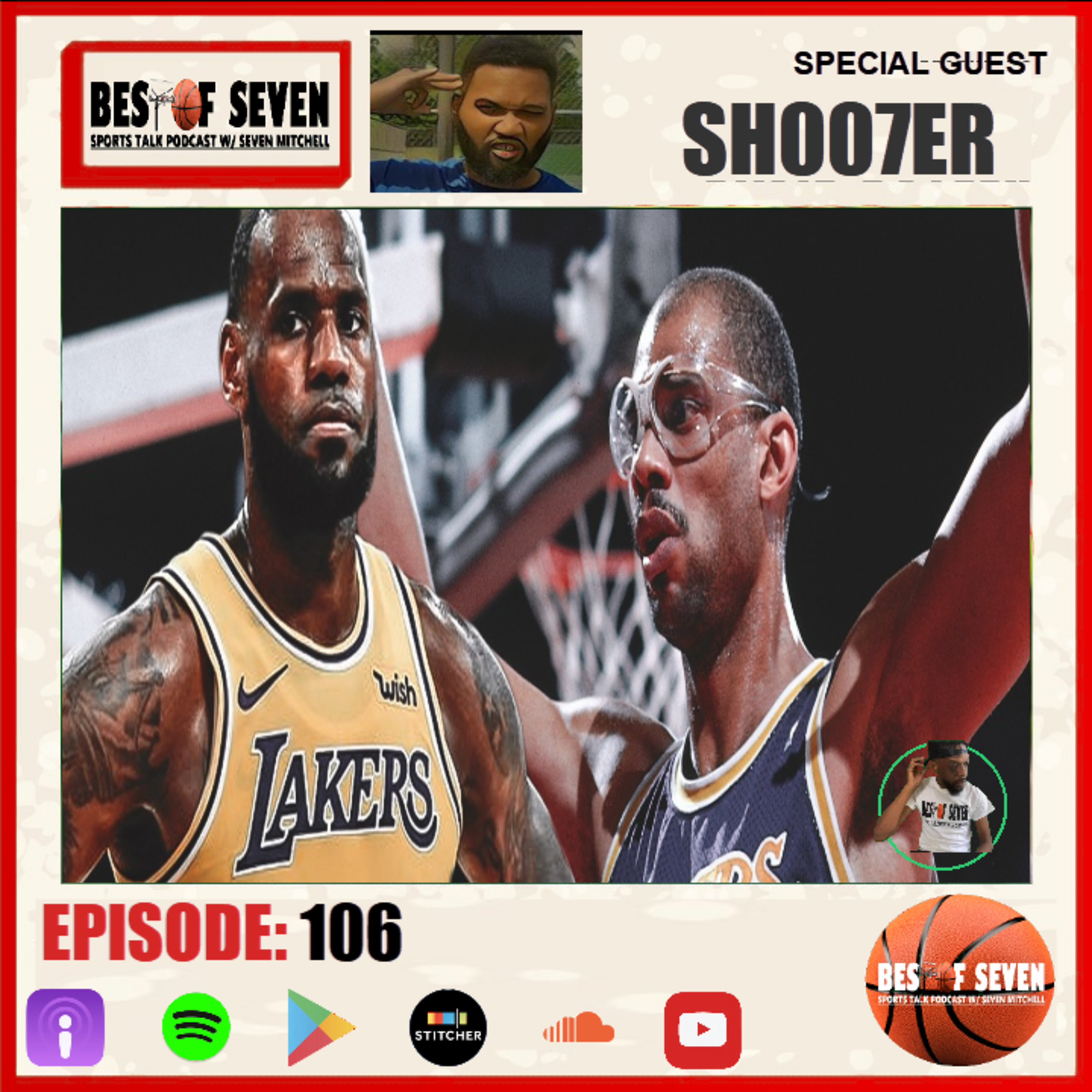 LEBRON JAMES TARGETS KAREEM AS NBA ALL TIME LEADING SCORER | SPECIAL GUEST SH007er  episode artwork