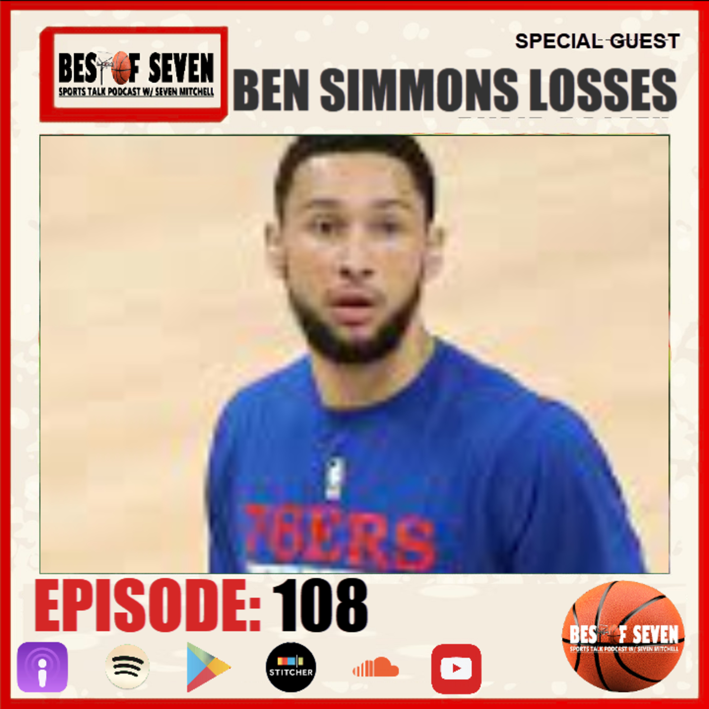 BEN SIMMONS LOSS WAGES, FIRST TAKE RATINGS DROP - BEST OF SEVEN SPORTS TALK EP 107  episode artwork