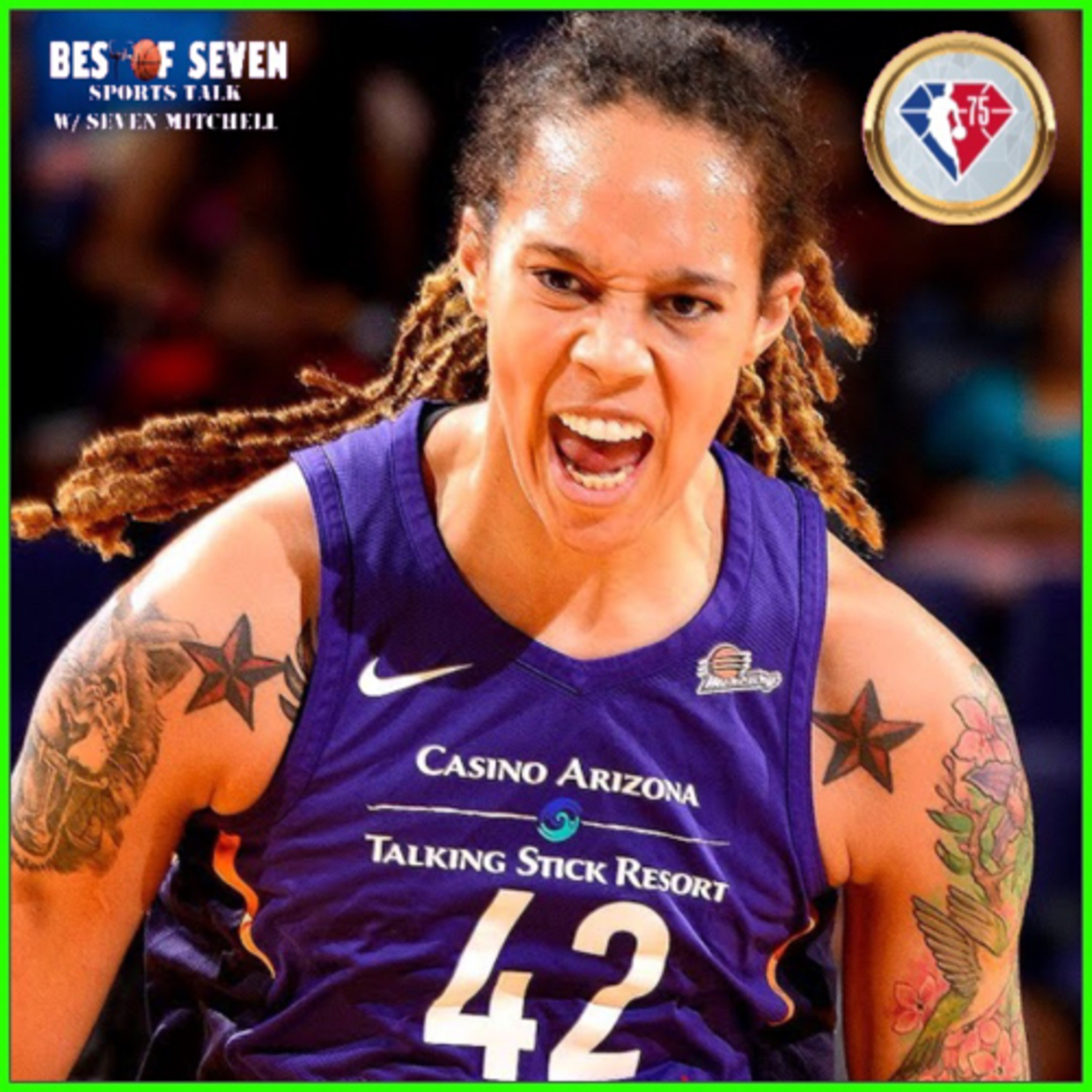 Breakfast and Basketball: Brittney Griner detention extended again | Best of Seven Sports Talk  episode artwork
