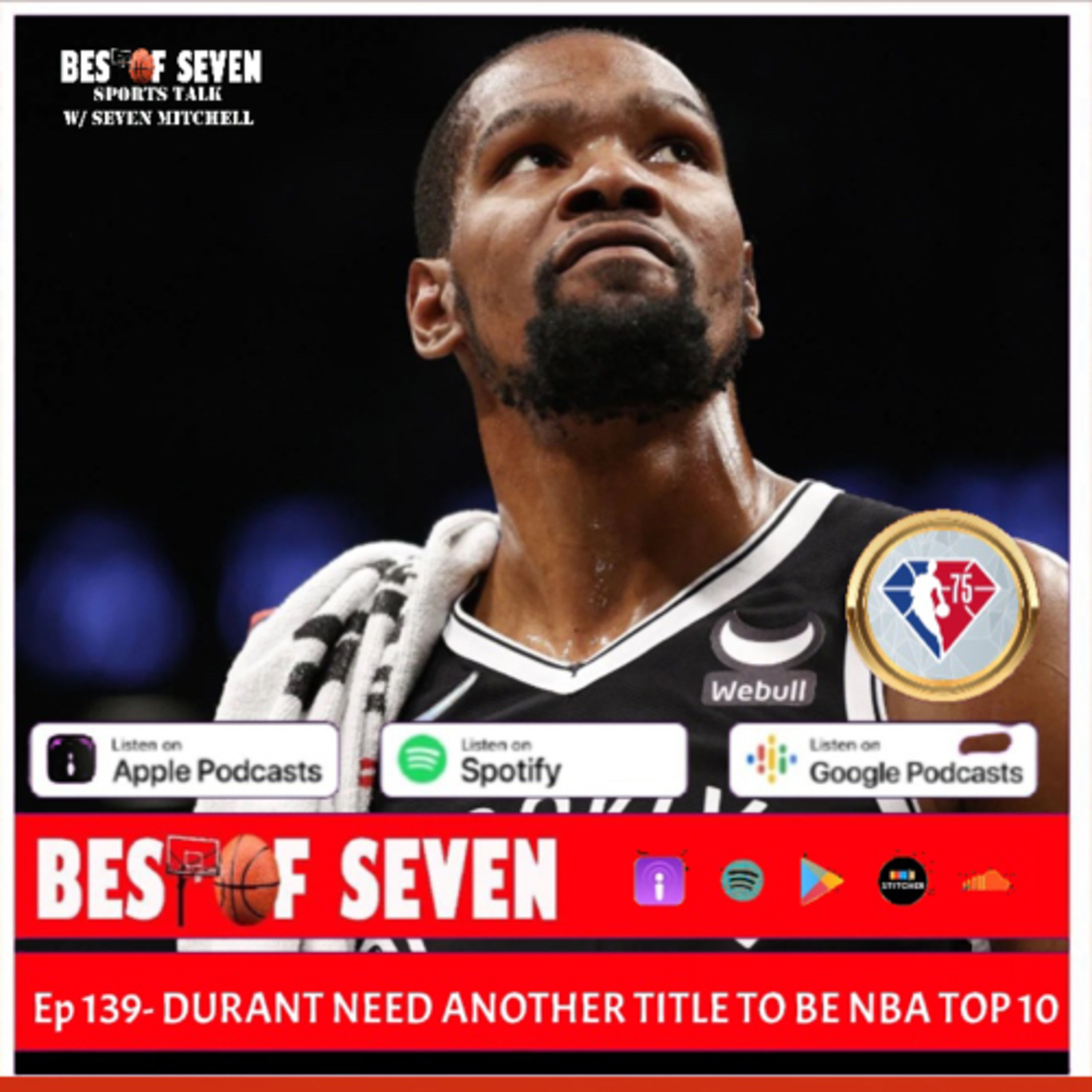 KD needs another title to be NBA Top 10 | Best of Seven Sports Talk | FULL EPISODE  episode artwork