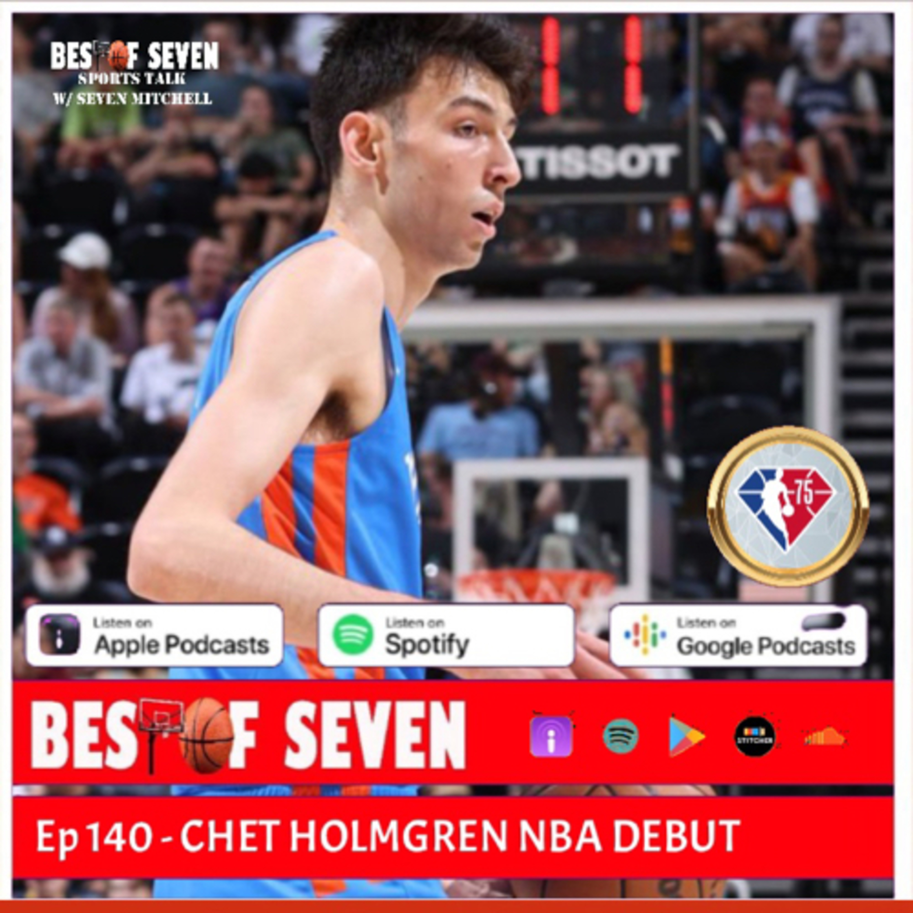 Chet Holmgren NBA debut | Kobe vs Lebron vs Jordan | KD Kyrie trade update episode artwork