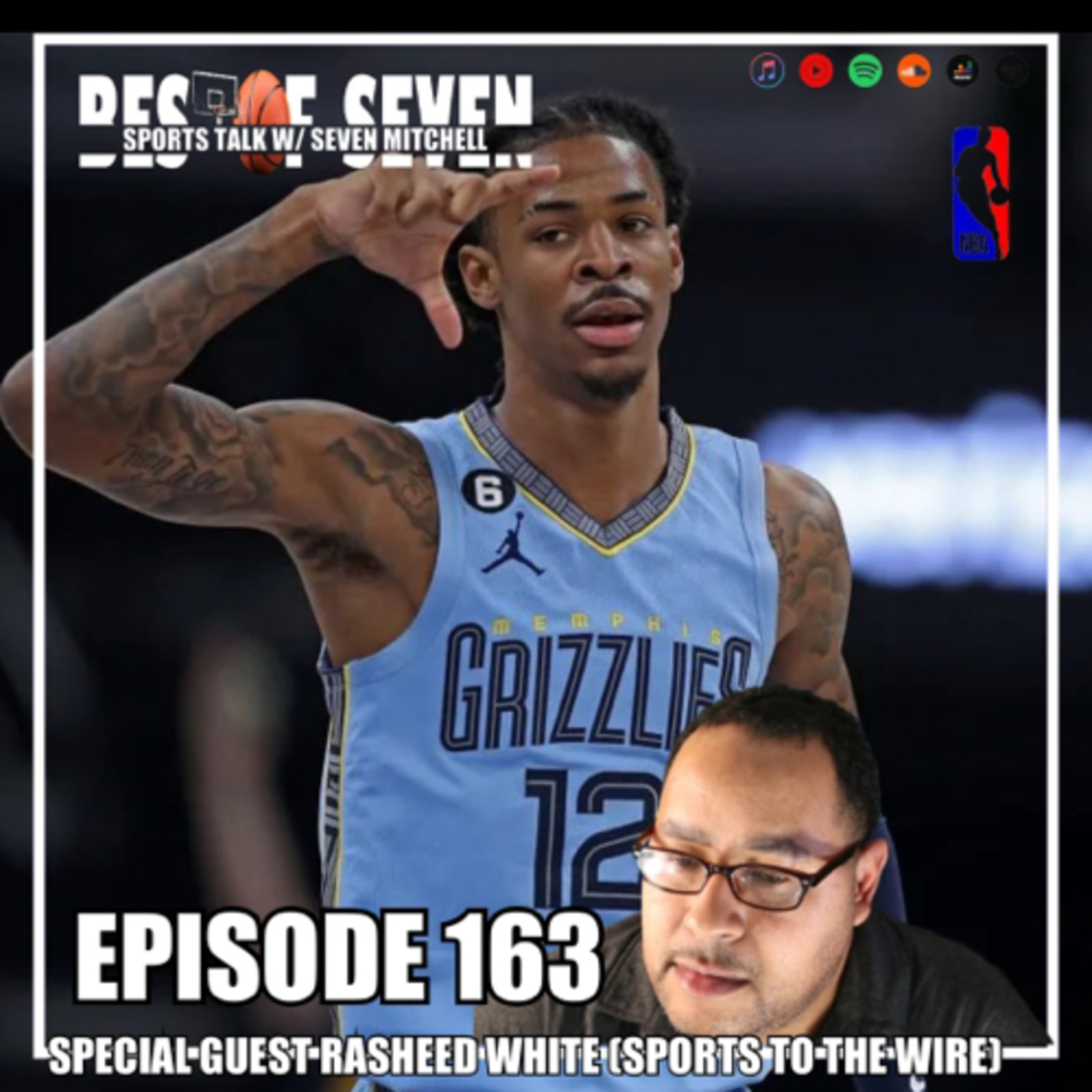 Ep 163 - Ja Morant Suspended, KD out for Season, Lebron Statue in LA  episode artwork