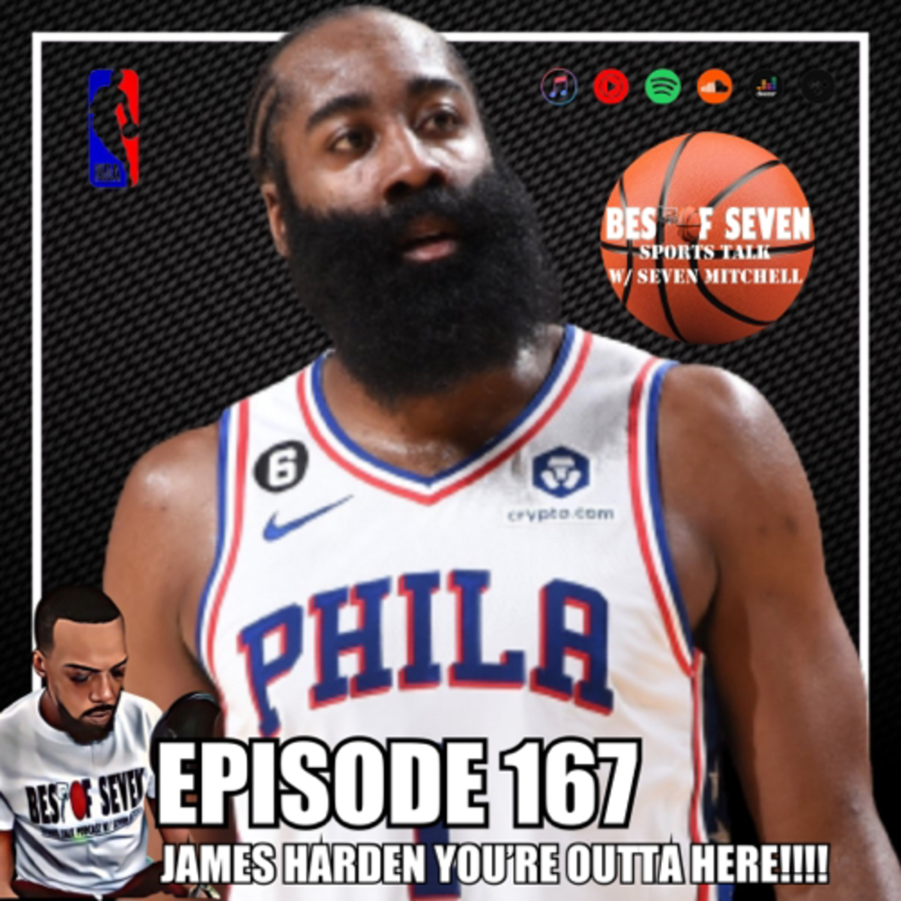 JAMES HARDEN EJECTED IN GM 3 - Best of Seven | EP 167 episode artwork