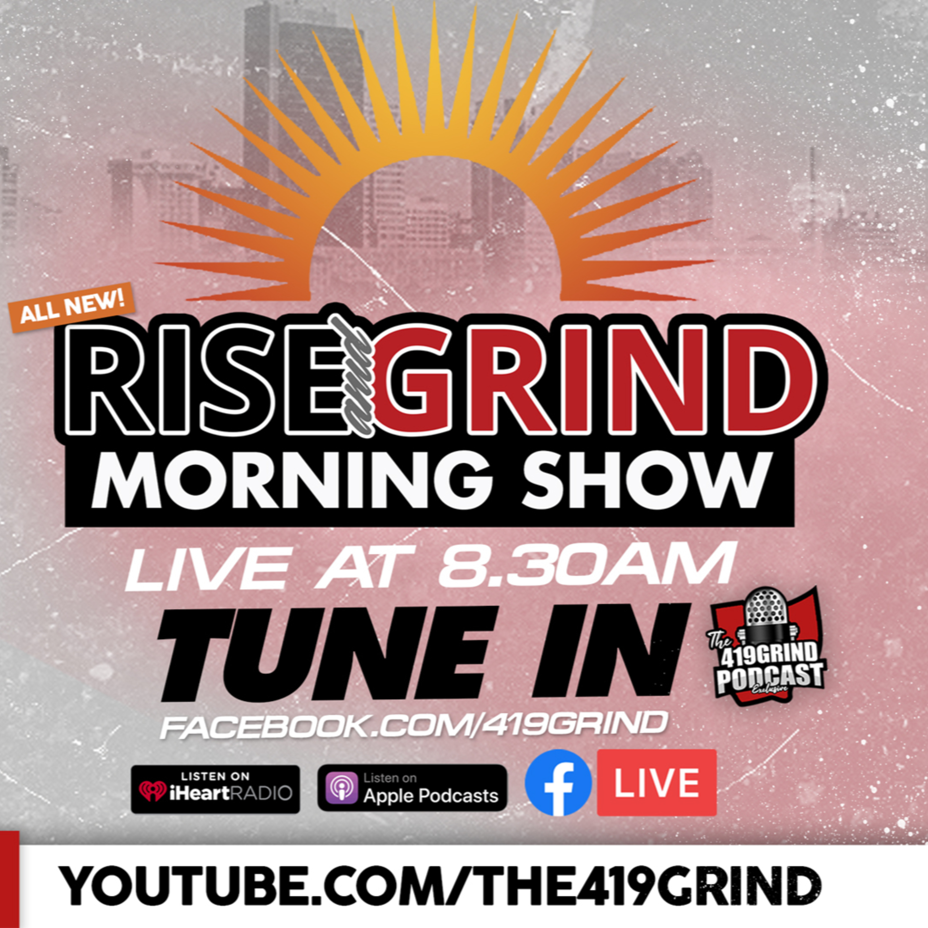 Rise & Grind Morning Show 8/26 episode artwork