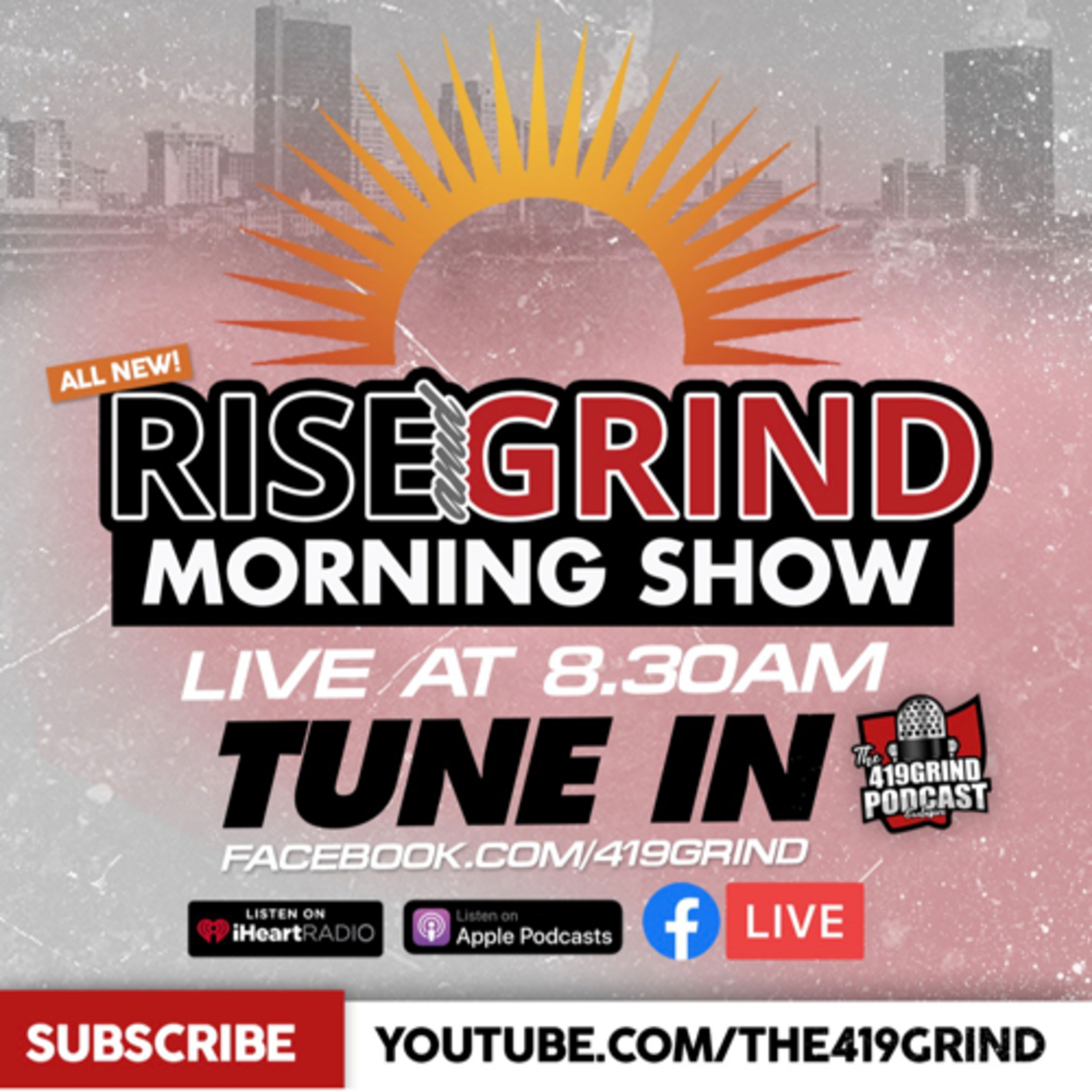 Rise & Grind Morning Show 8/25  episode artwork