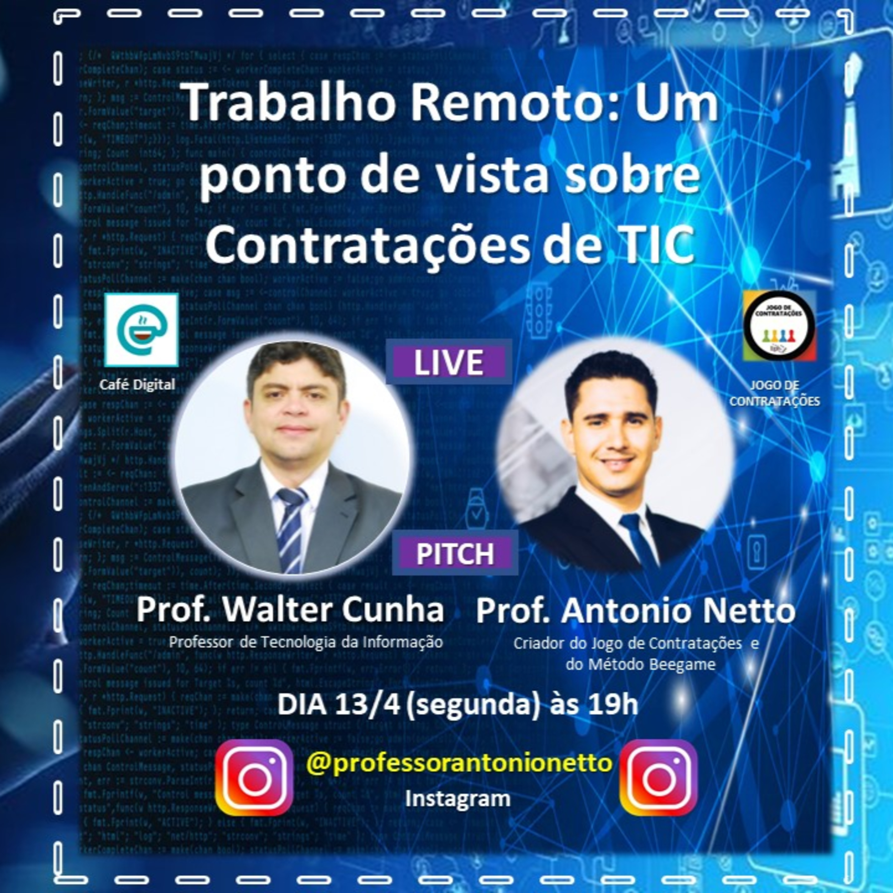 Café Digital - Jogo de Contratações - Beegame - Antonio Netto