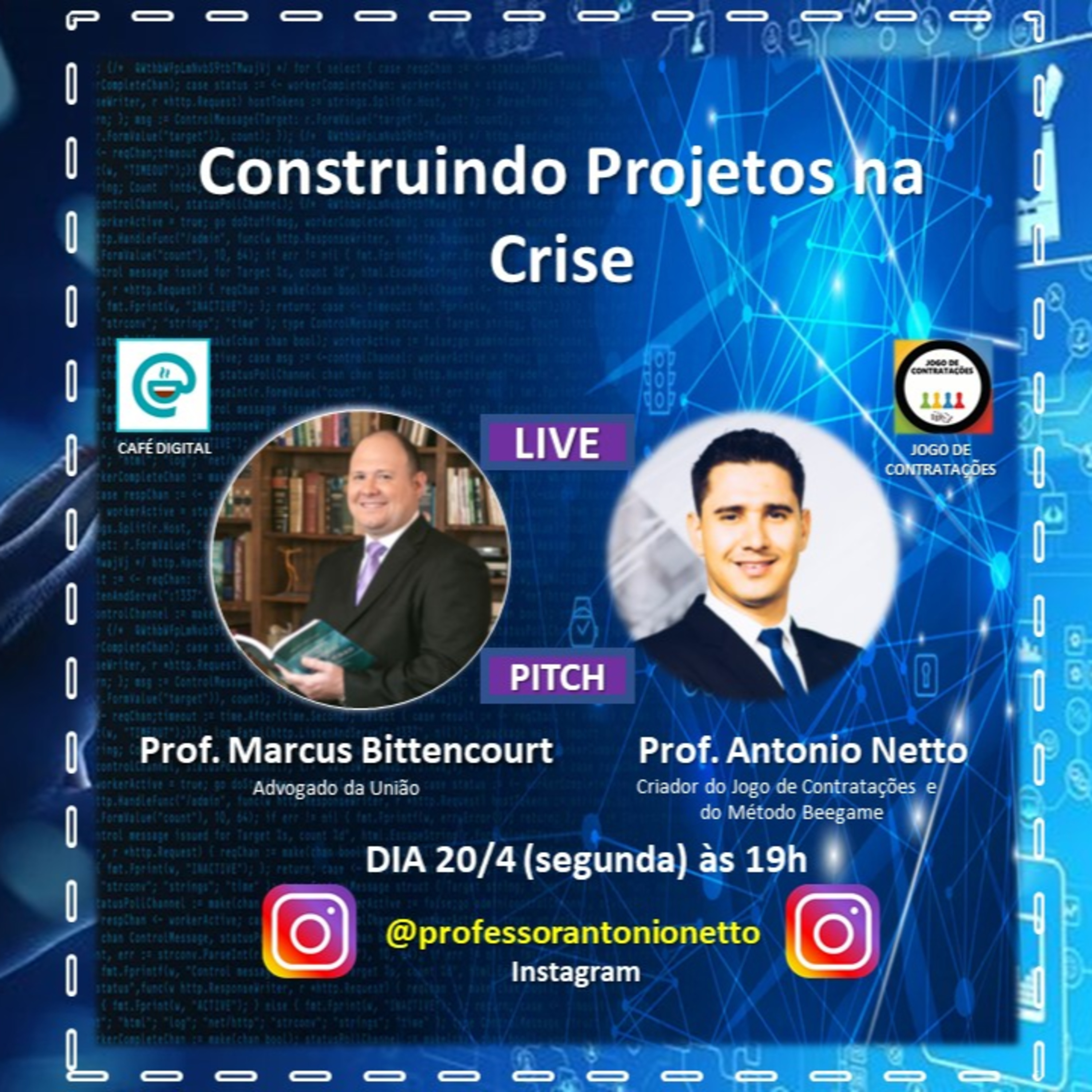 Café Digital - Jogo de Contratações - Beegame - Antonio Netto