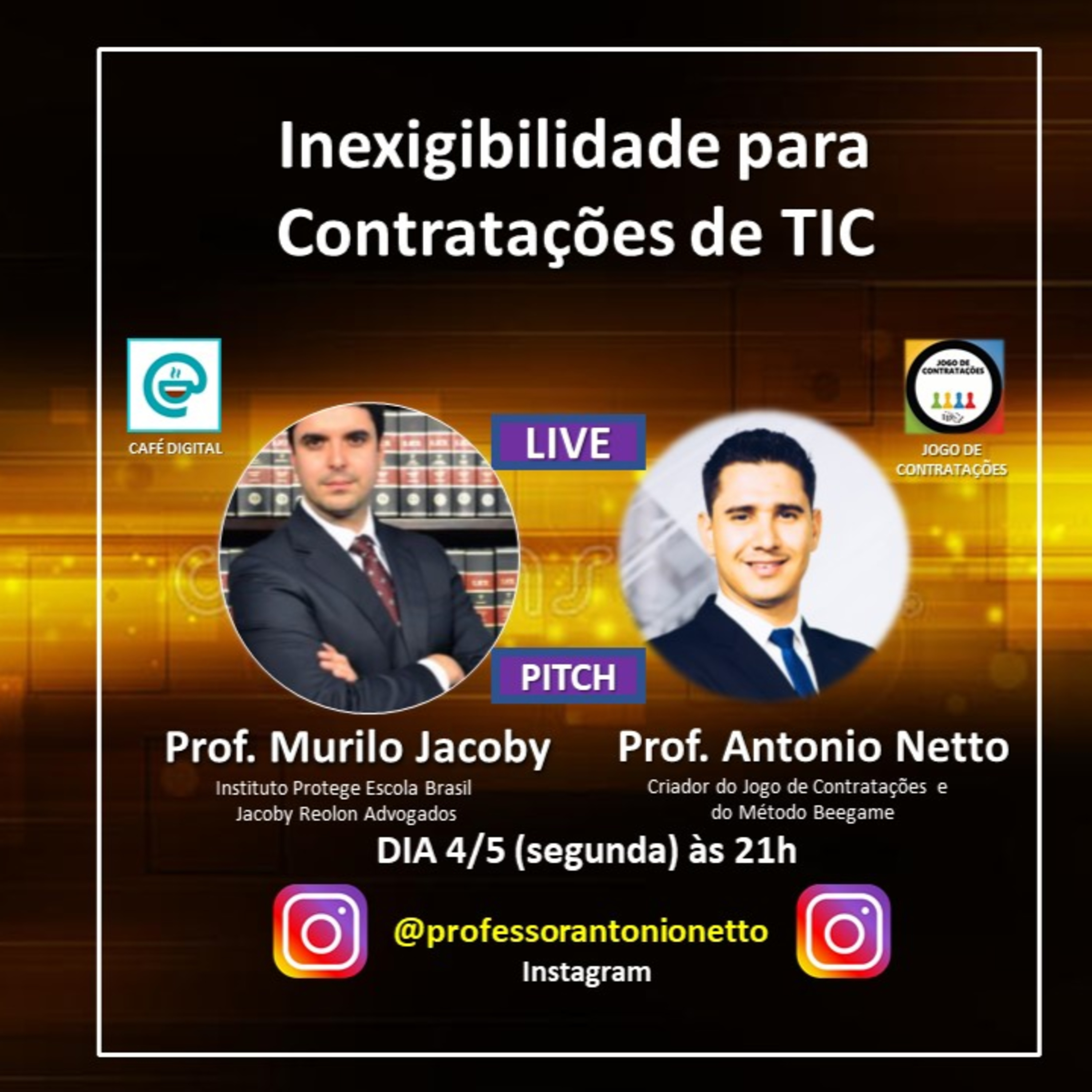 Café Digital - Jogo de Contratações - Beegame - Antonio Netto