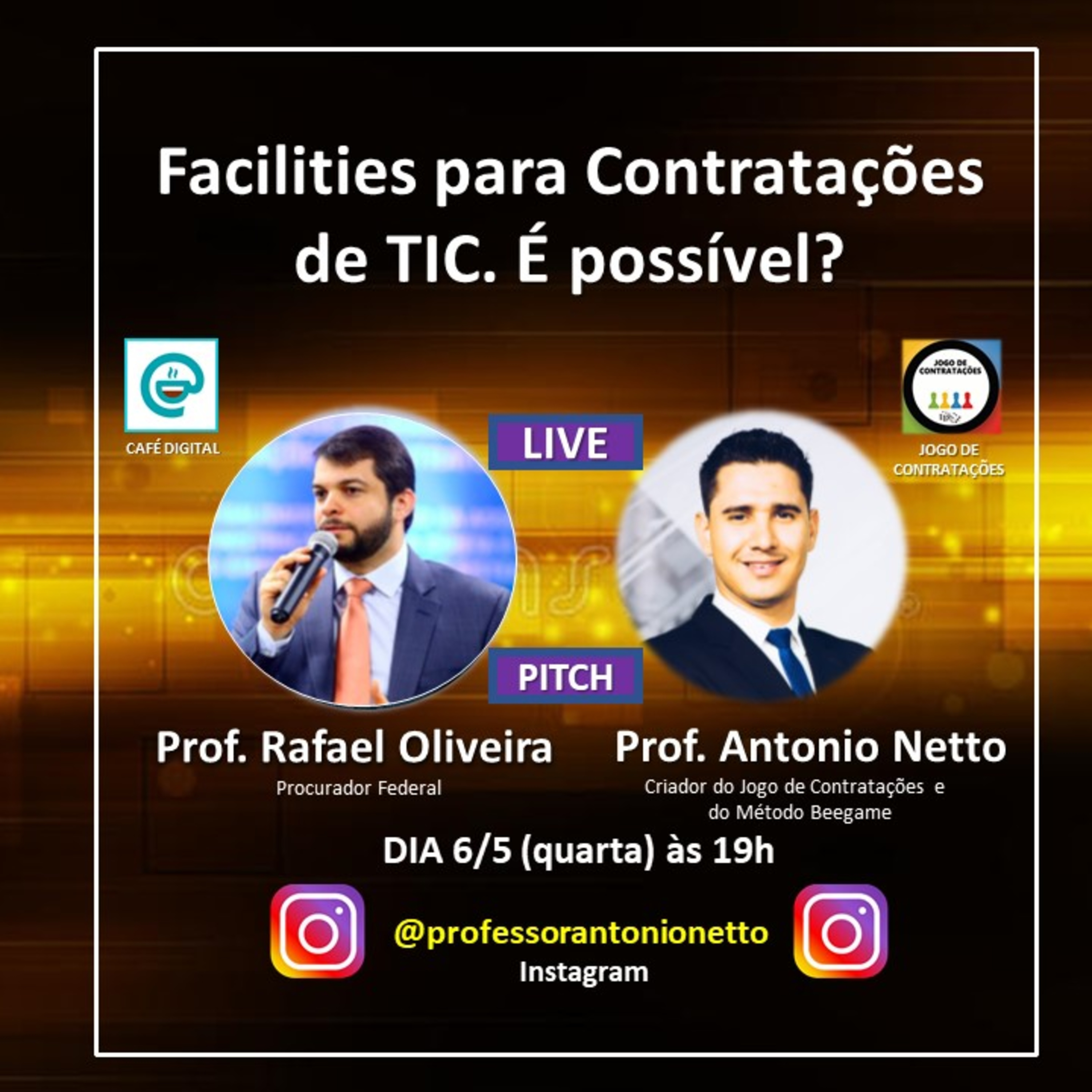 Café Digital - Jogo de Contratações - Beegame - Antonio Netto